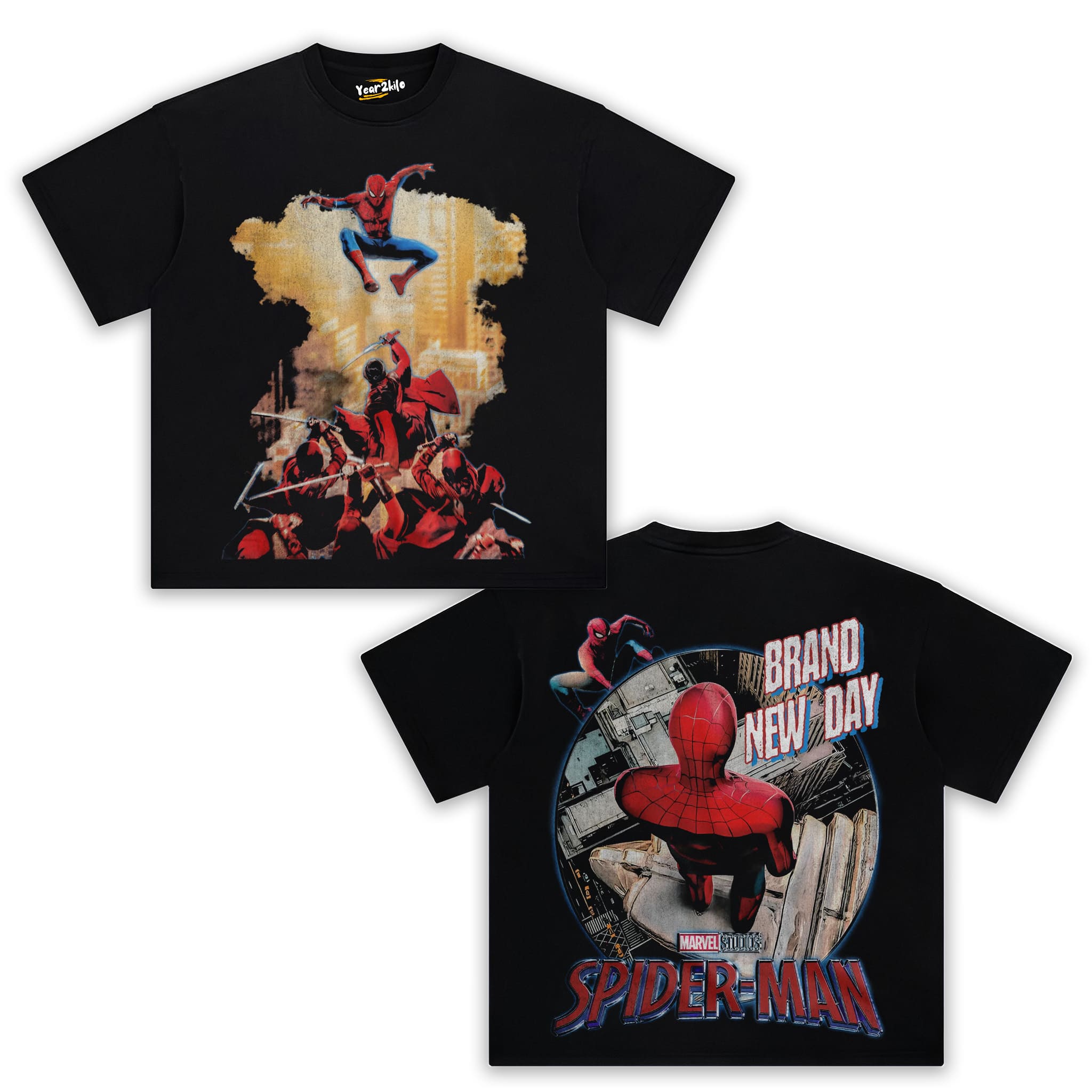 SPIDEY MULTI PRINT TANK TOP & TEE