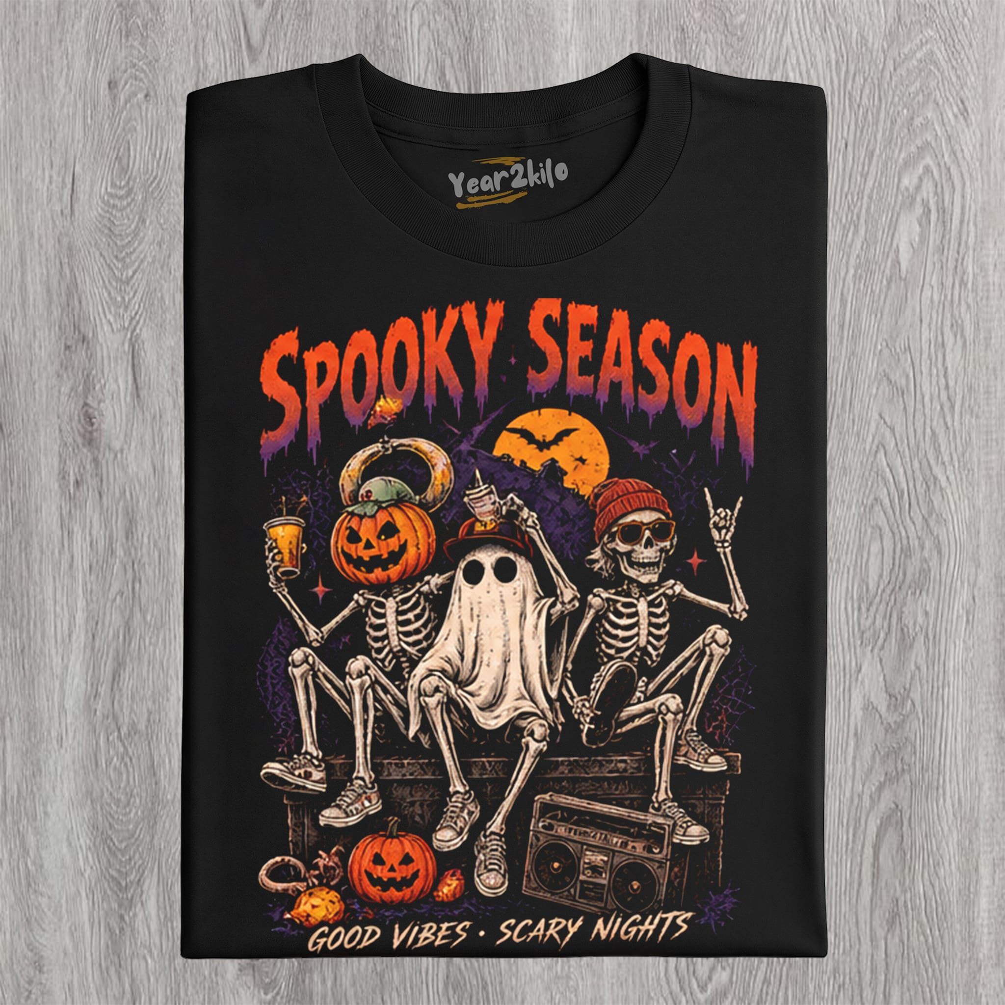 SPOOKY SEASON HALLOWEEN TANK TOP & TEE & LONG SLEEVE & LAYERED LS & HOODIE