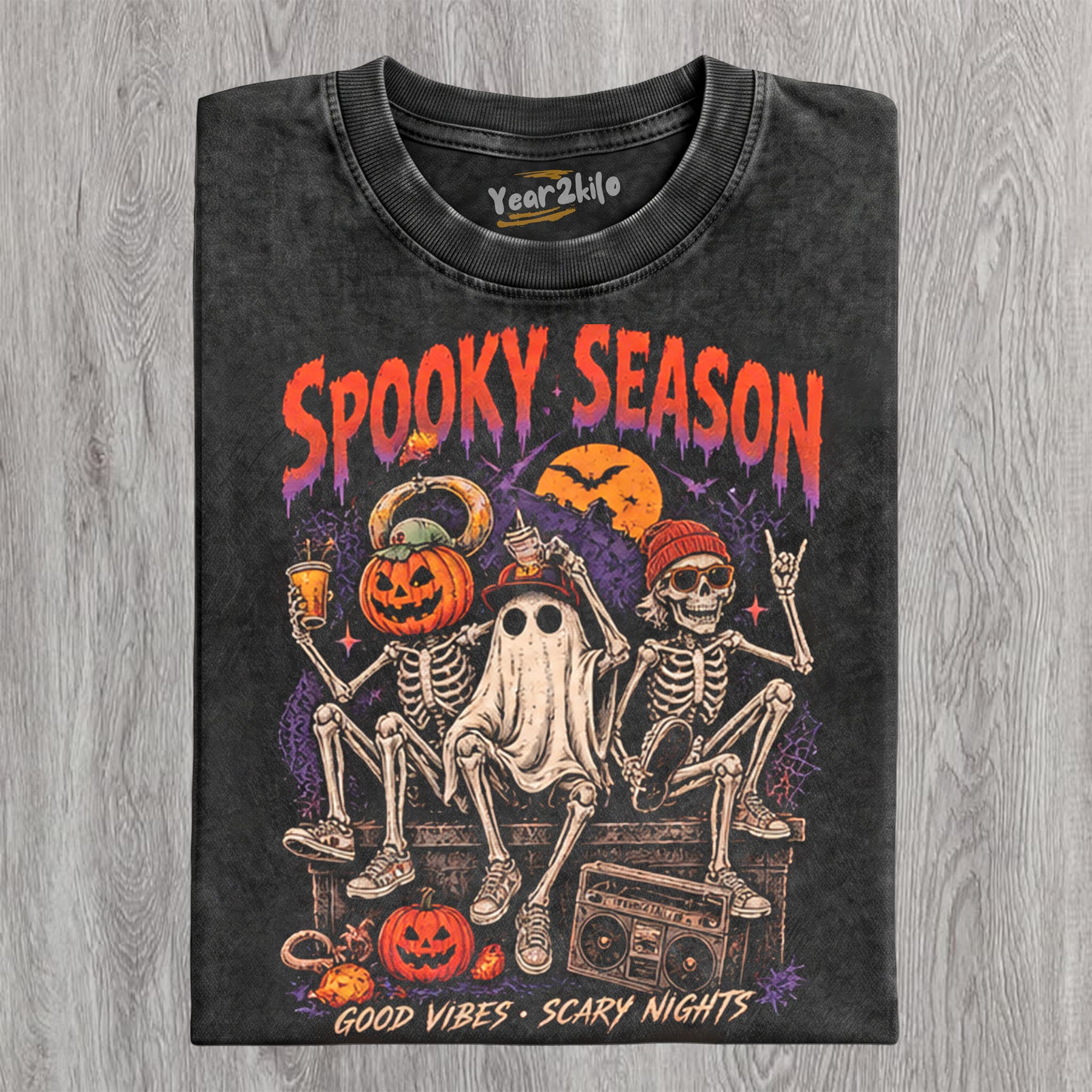 SPOOKY SEASON HALLOWEEN TANK TOP & TEE & LONG SLEEVE & LAYERED LS & HOODIE