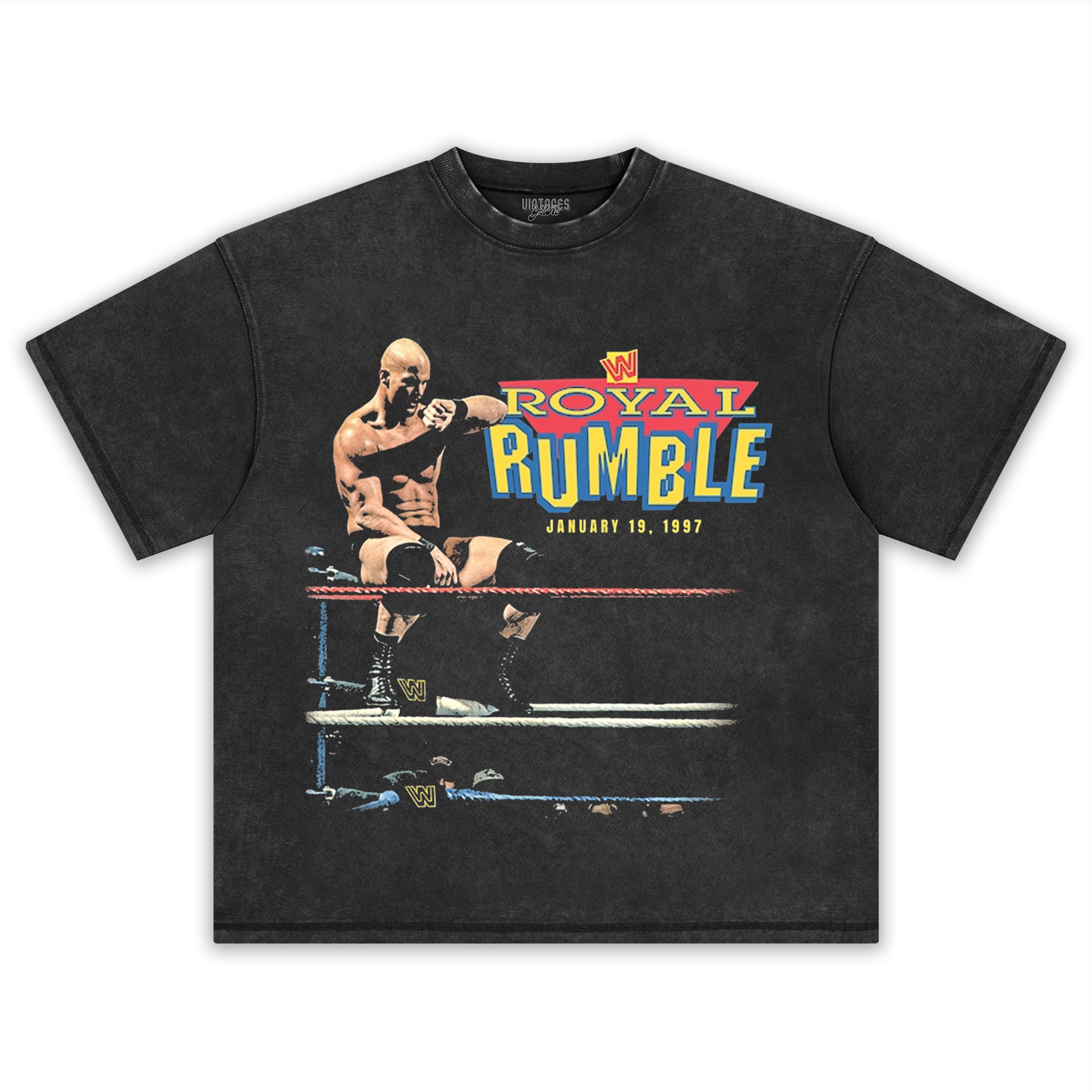 STONE COLD STEVE AUSTIN ROYAL RUMBLE TEE & LS & HOODIE