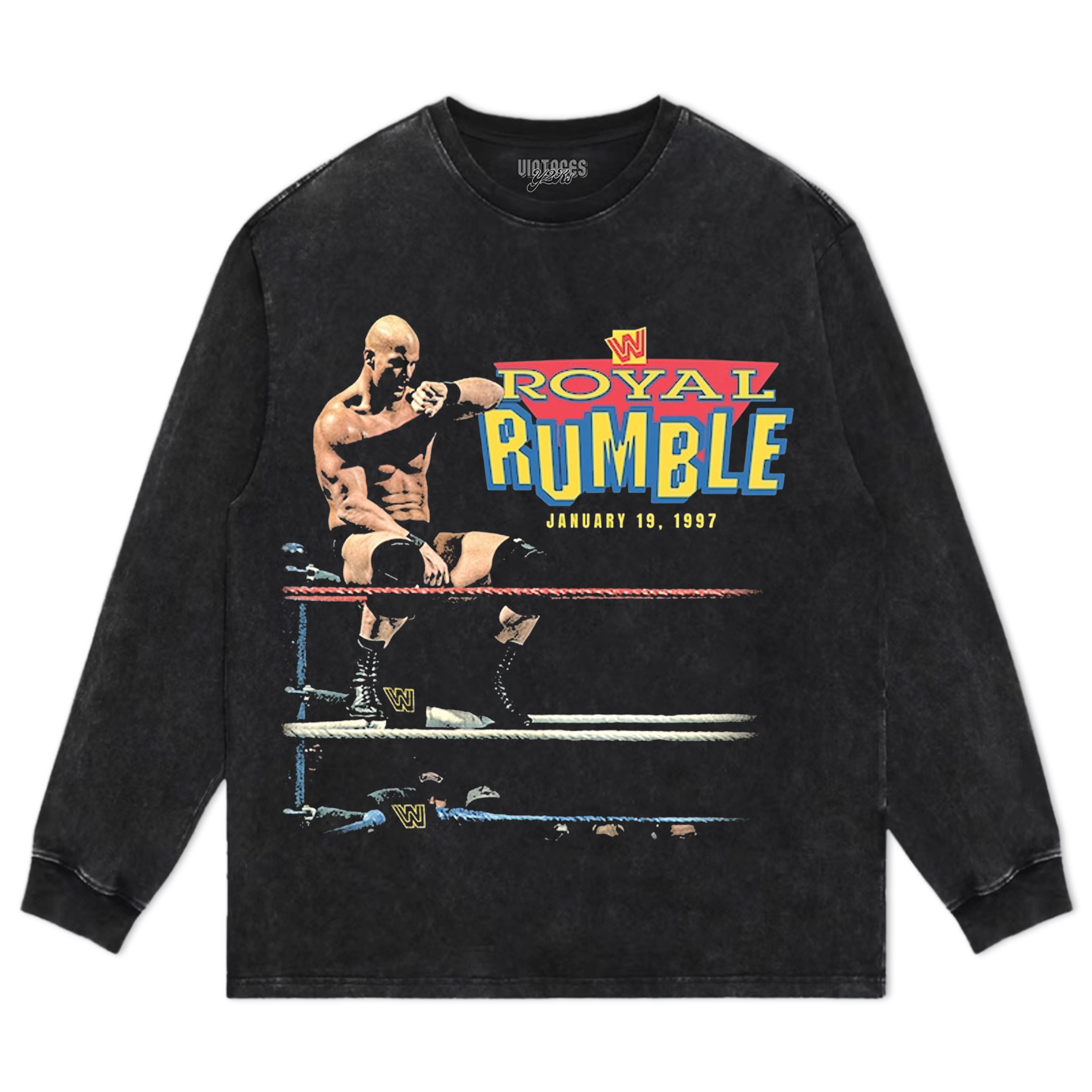 STONE COLD STEVE AUSTIN ROYAL RUMBLE TEE & LS & HOODIE