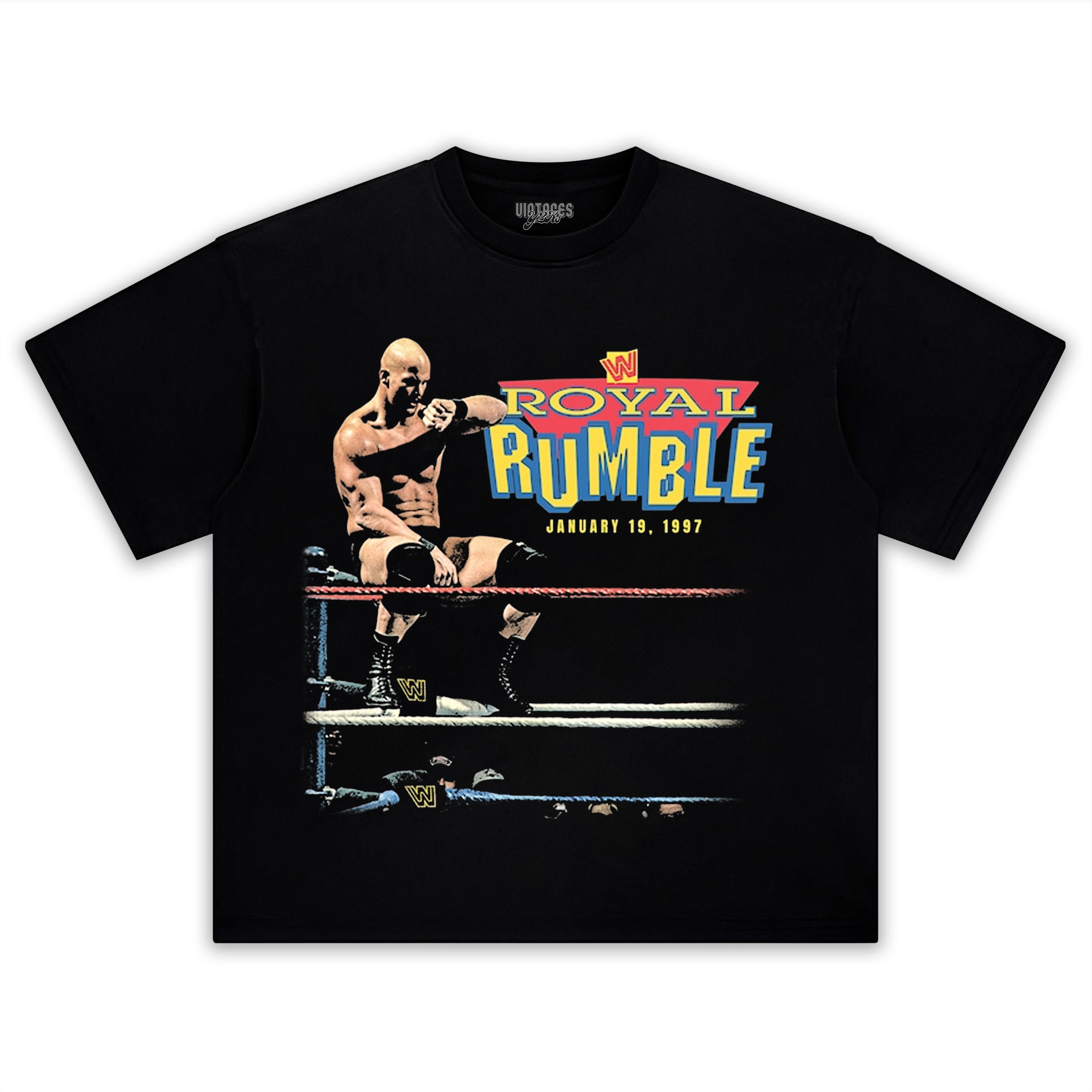 STONE COLD STEVE AUSTIN ROYAL RUMBLE TEE & LS & HOODIE