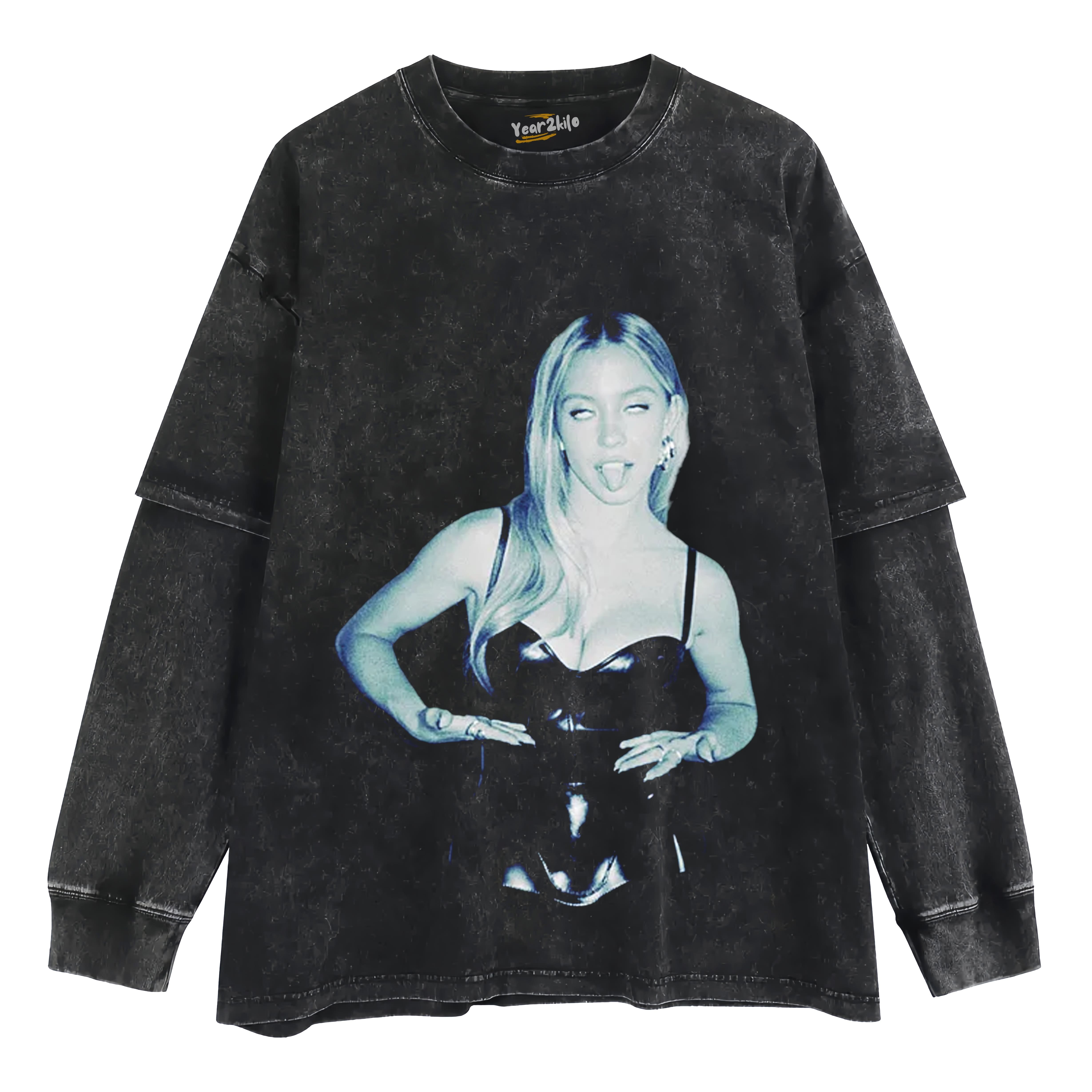 SYDNEY SWEENEY TANK TOP & TEE & LONG SLEEVE & LAYERED LS & HOODIE