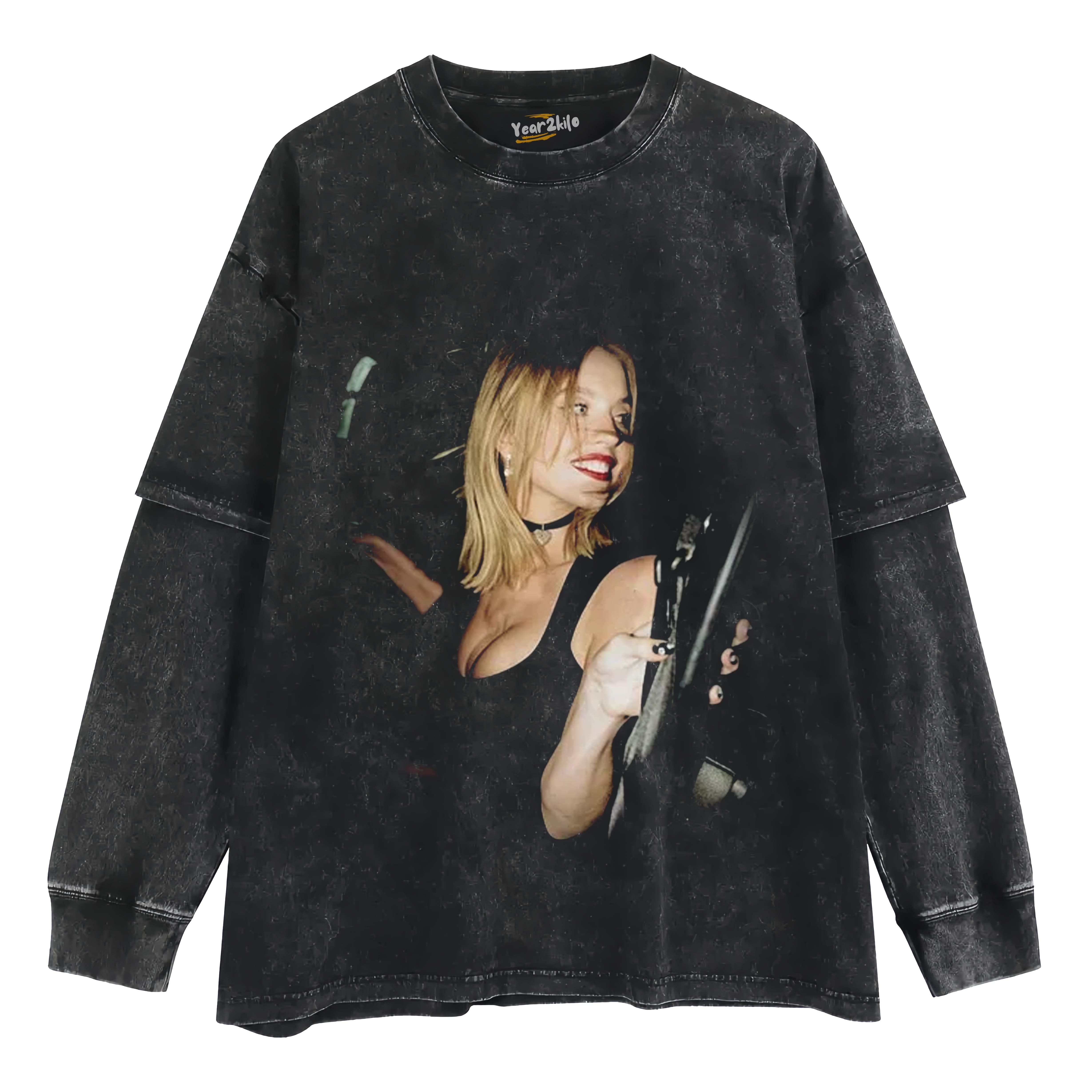 SYDNEY SWEENEY V10 TANK TOP & TEE & LONG SLEEVE & LAYERED LS & HOODIE