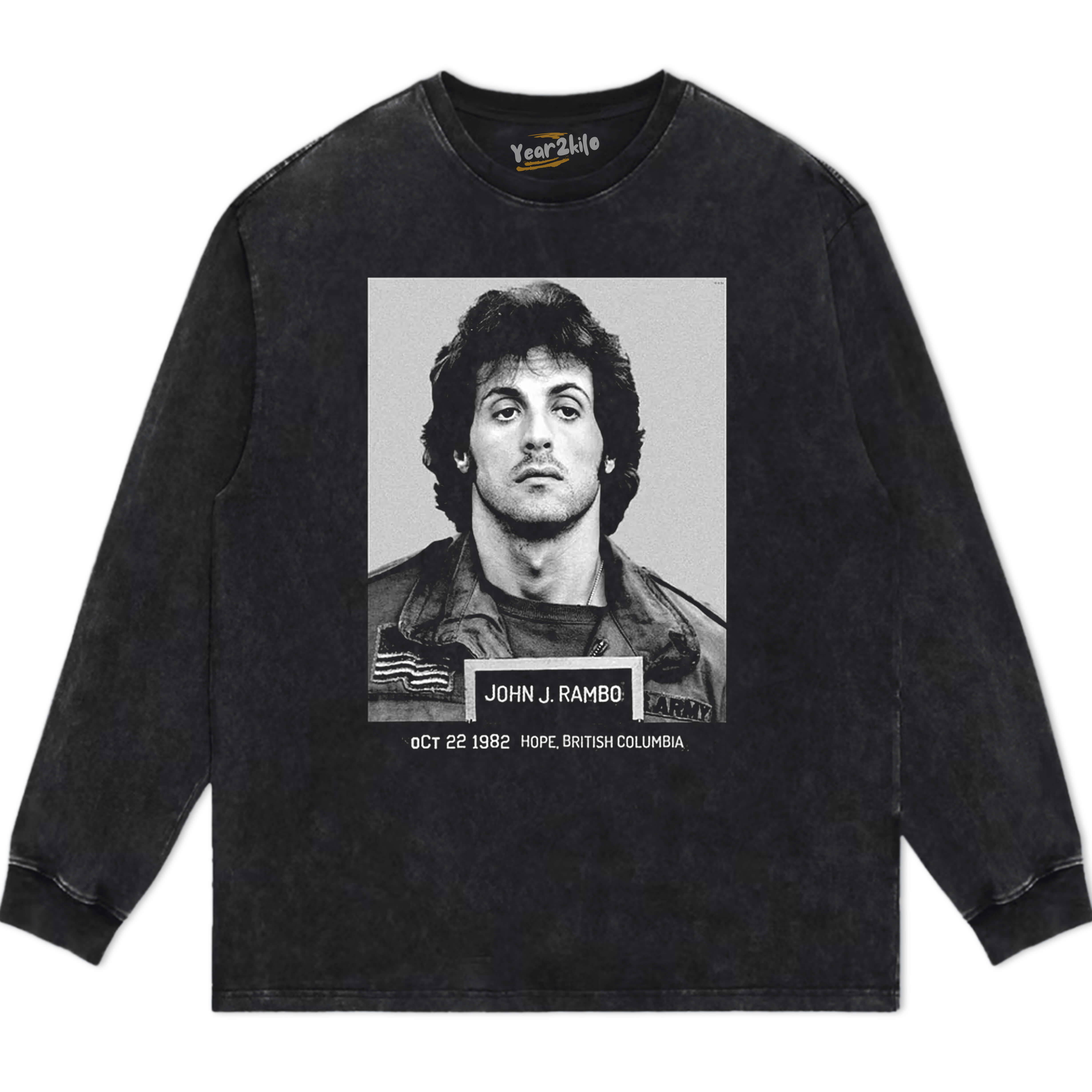 SYLVESTER STALLONE & FIRST BLOOD TEE & LS & HOODIE