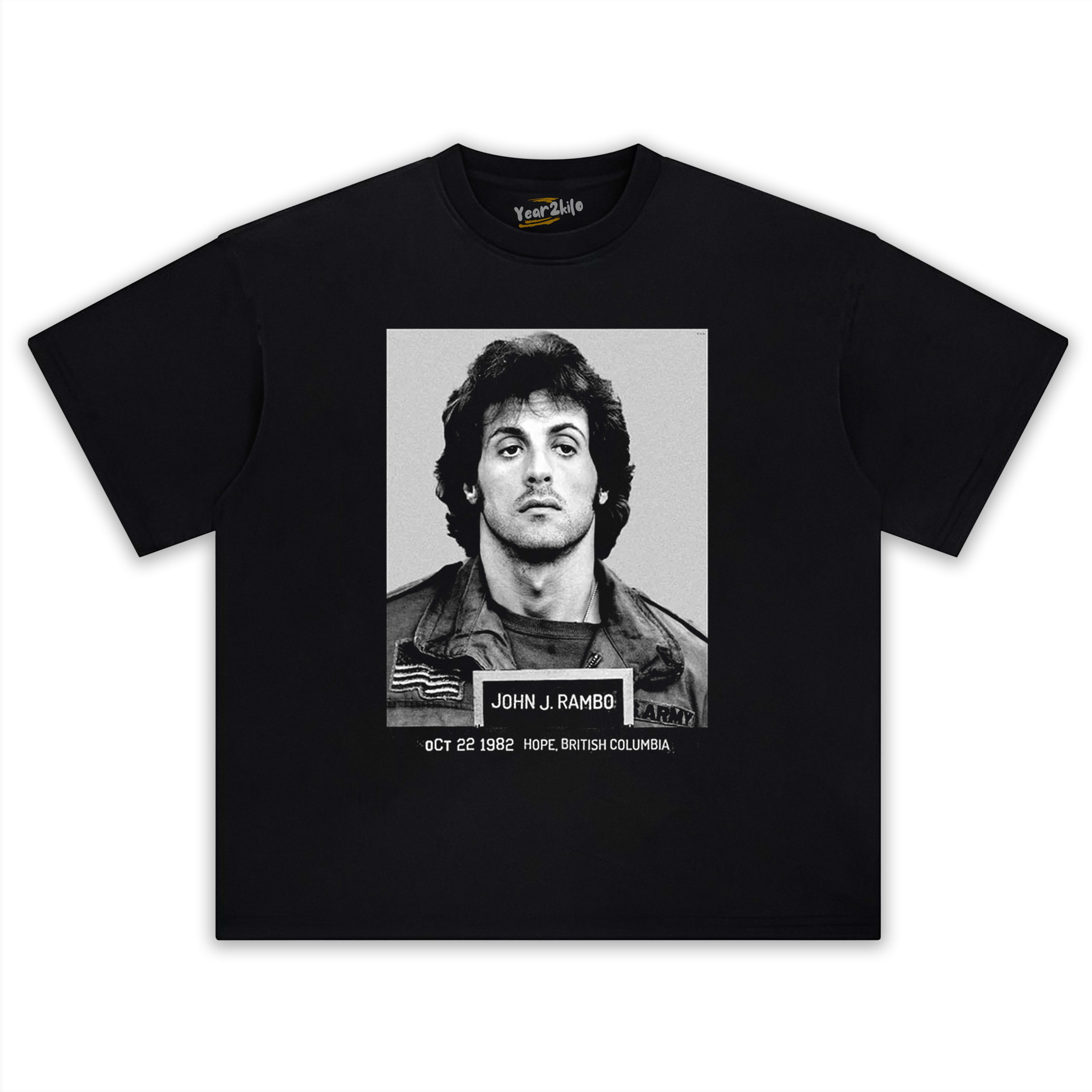 SYLVESTER STALLONE & FIRST BLOOD TEE & LS & HOODIE