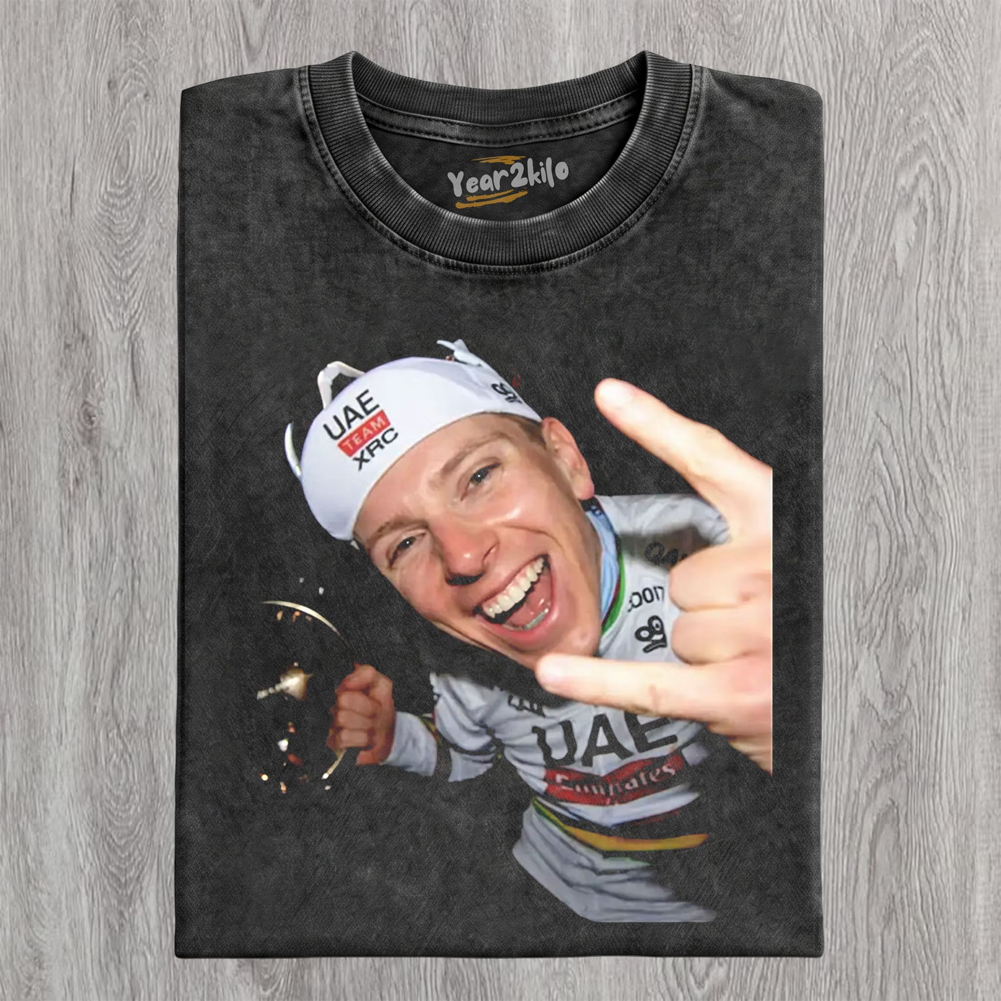 TADEJ POGAČAR 2026 VINTAGE CRYING V1 TANK TOP & TEE & LONG SLEEVE & LAYERED LS & HOODIE