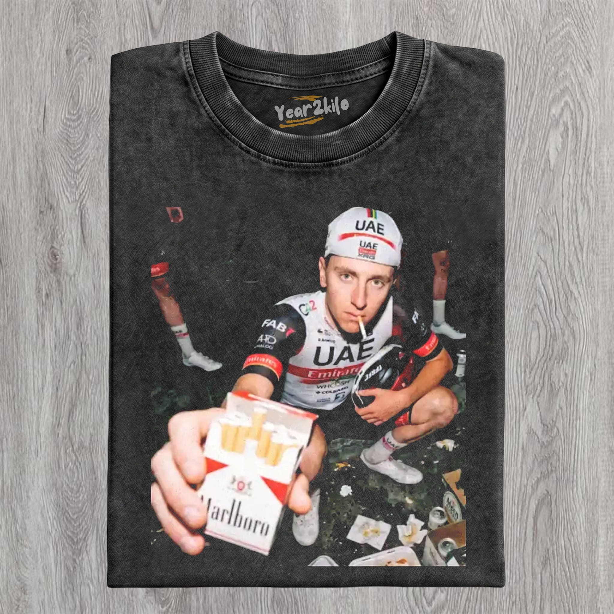 TADEJ POGAČAR 2026 VINTAGE CRYING V2 TANK TOP & TEE & LONG SLEEVE & LAYERED LS & HOODIE
