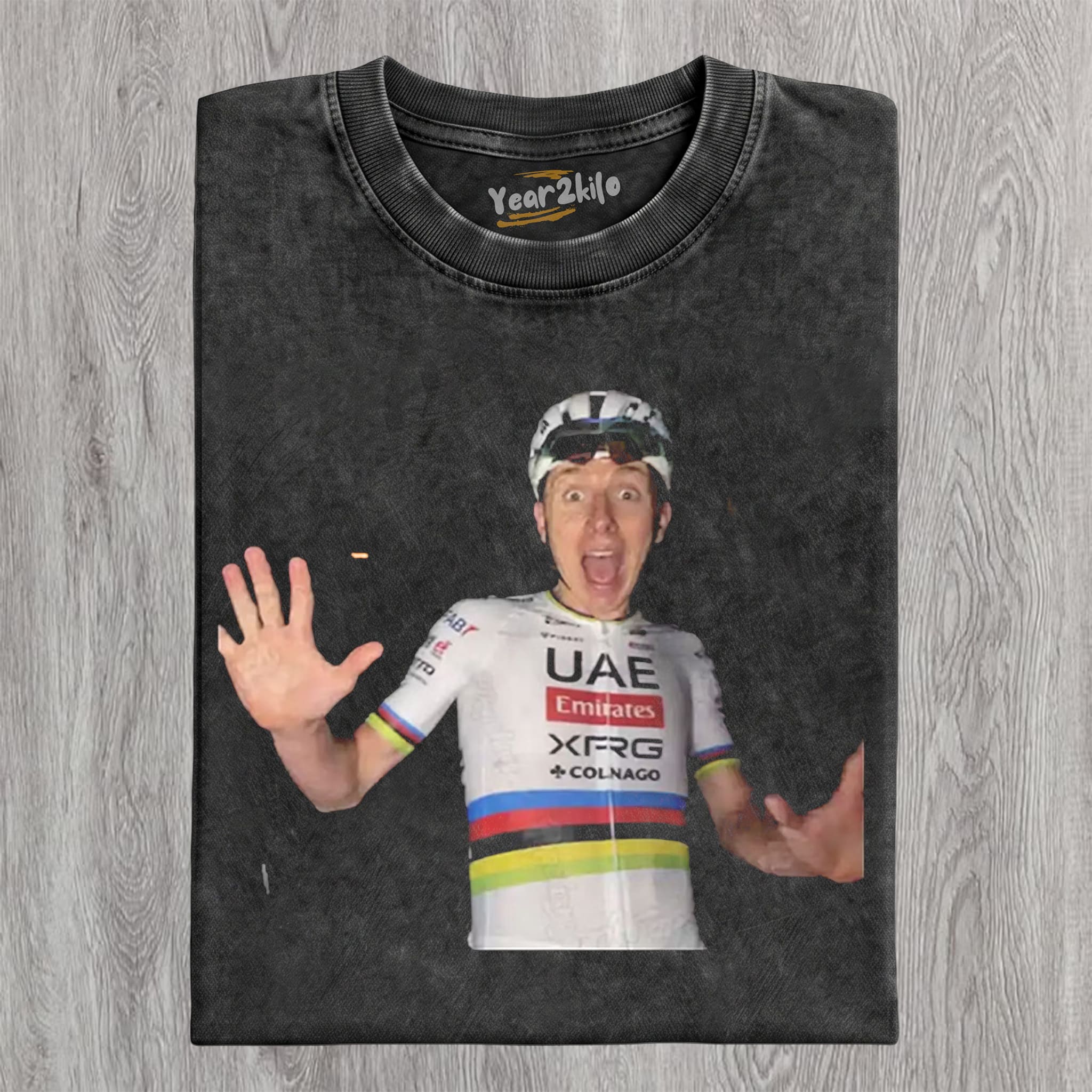 TADEJ POGAČAR 2026 VINTAGE CRYING V3 TANK TOP & TEE & LONG SLEEVE & LAYERED LS & HOODIE