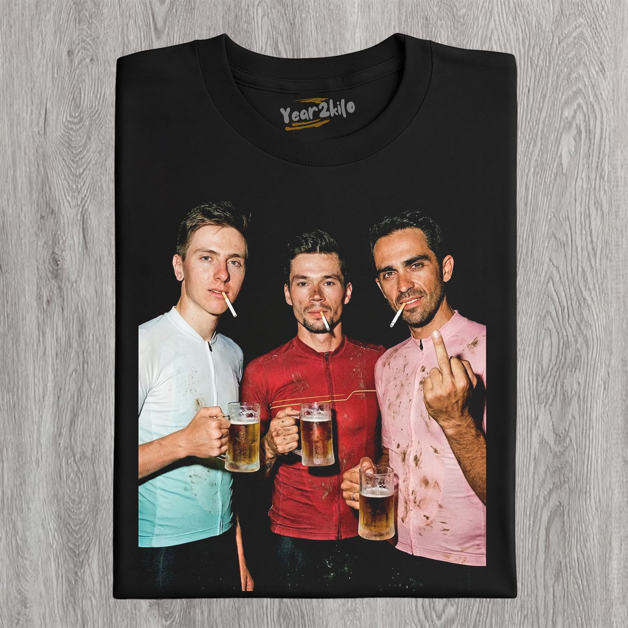 TADEJ POGAČAR & PRIMOŽ ROGLIČ & ALBERTO CONTADOR 2026 VINTAGE V1 TANK TOP & TEE & LONG SLEEVE & LAYERED LS & HOODIE