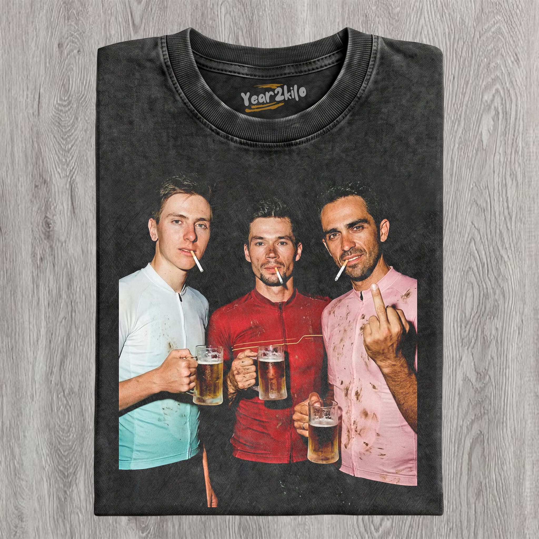 TADEJ POGAČAR & PRIMOŽ ROGLIČ & ALBERTO CONTADOR 2026 VINTAGE V1 TANK TOP & TEE & LONG SLEEVE & LAYERED LS & HOODIE