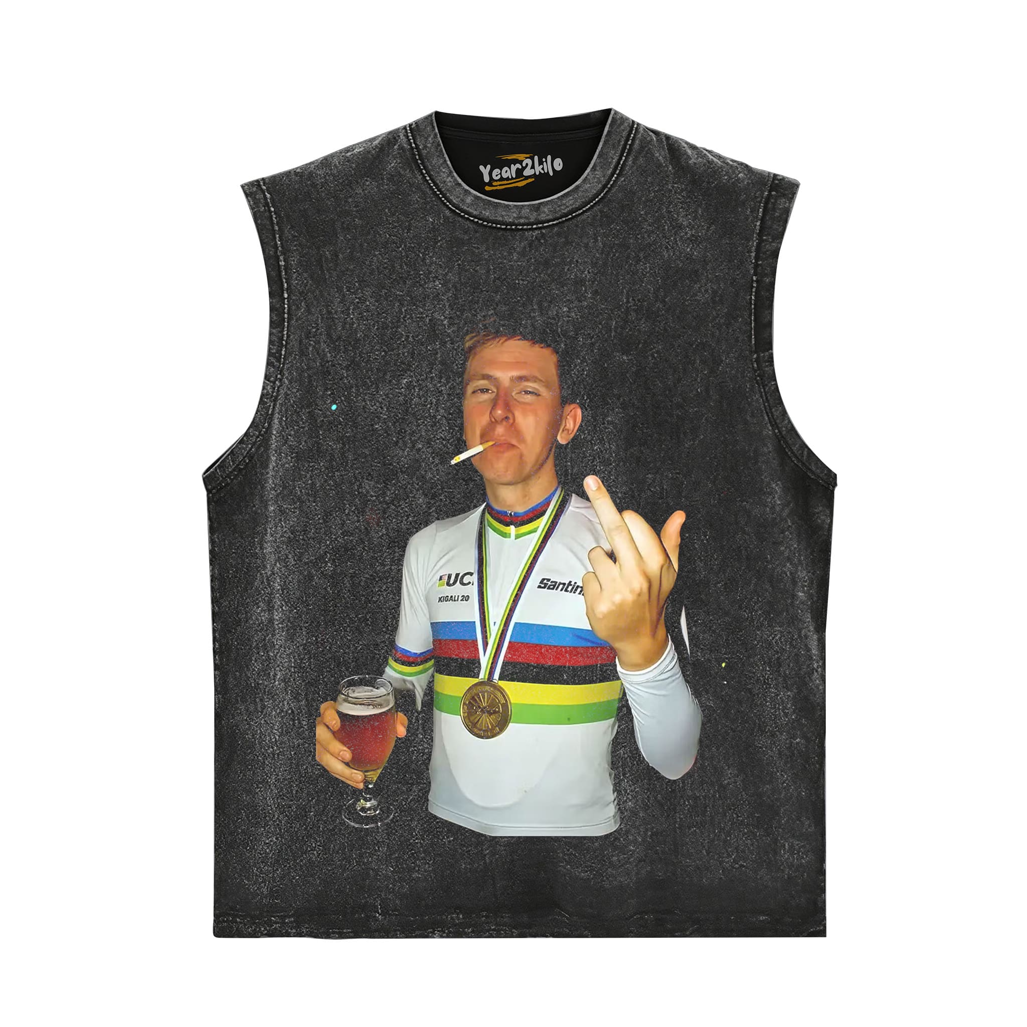 TADEJ POGAČAR 2026 VINTAGE CRYING TANK TOP & TEE & LONG SLEEVE & LAYERED LS & HOODIE