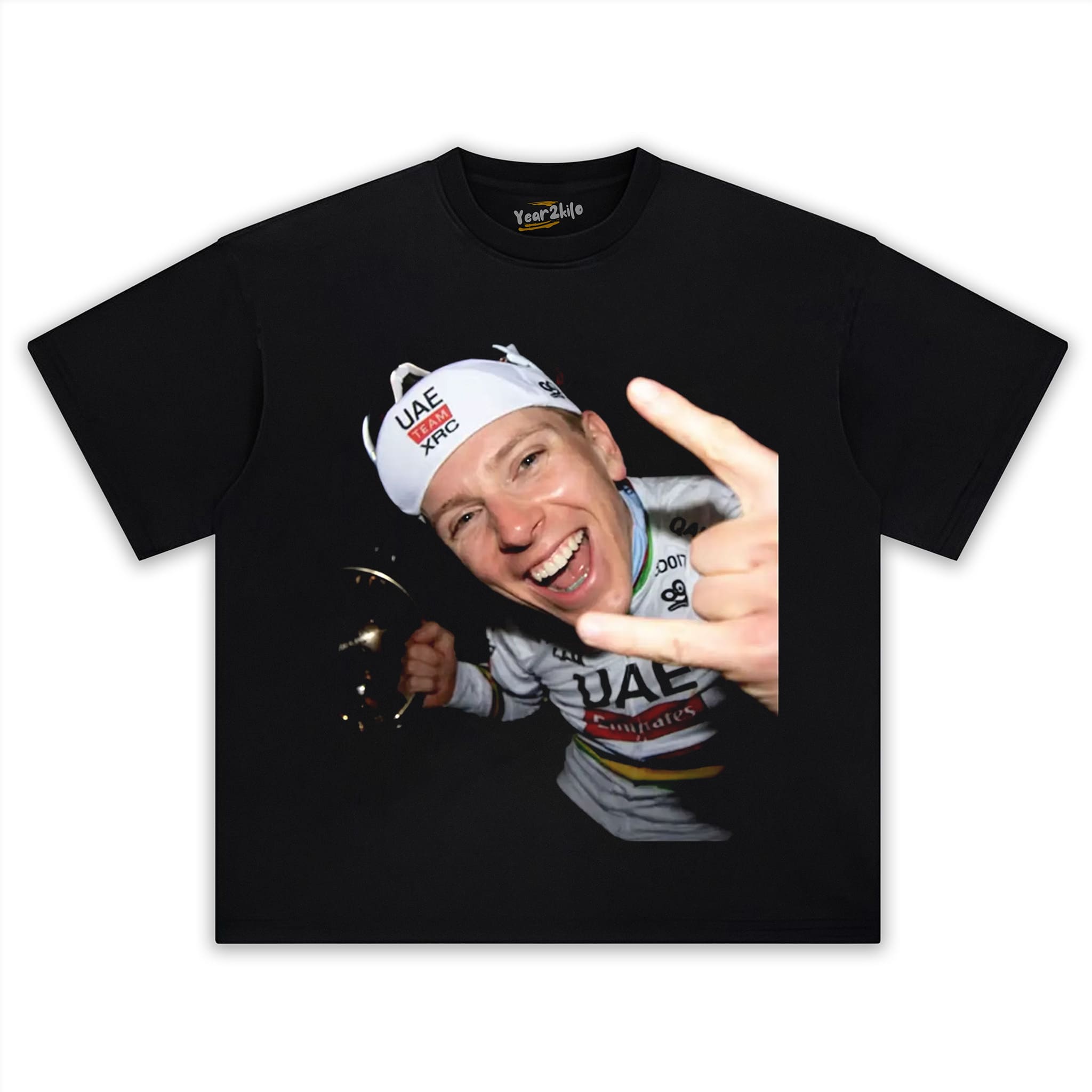 TADEJ POGAČAR 2026 VINTAGE CRYING V1 TANK TOP & TEE & LONG SLEEVE & LAYERED LS & HOODIE