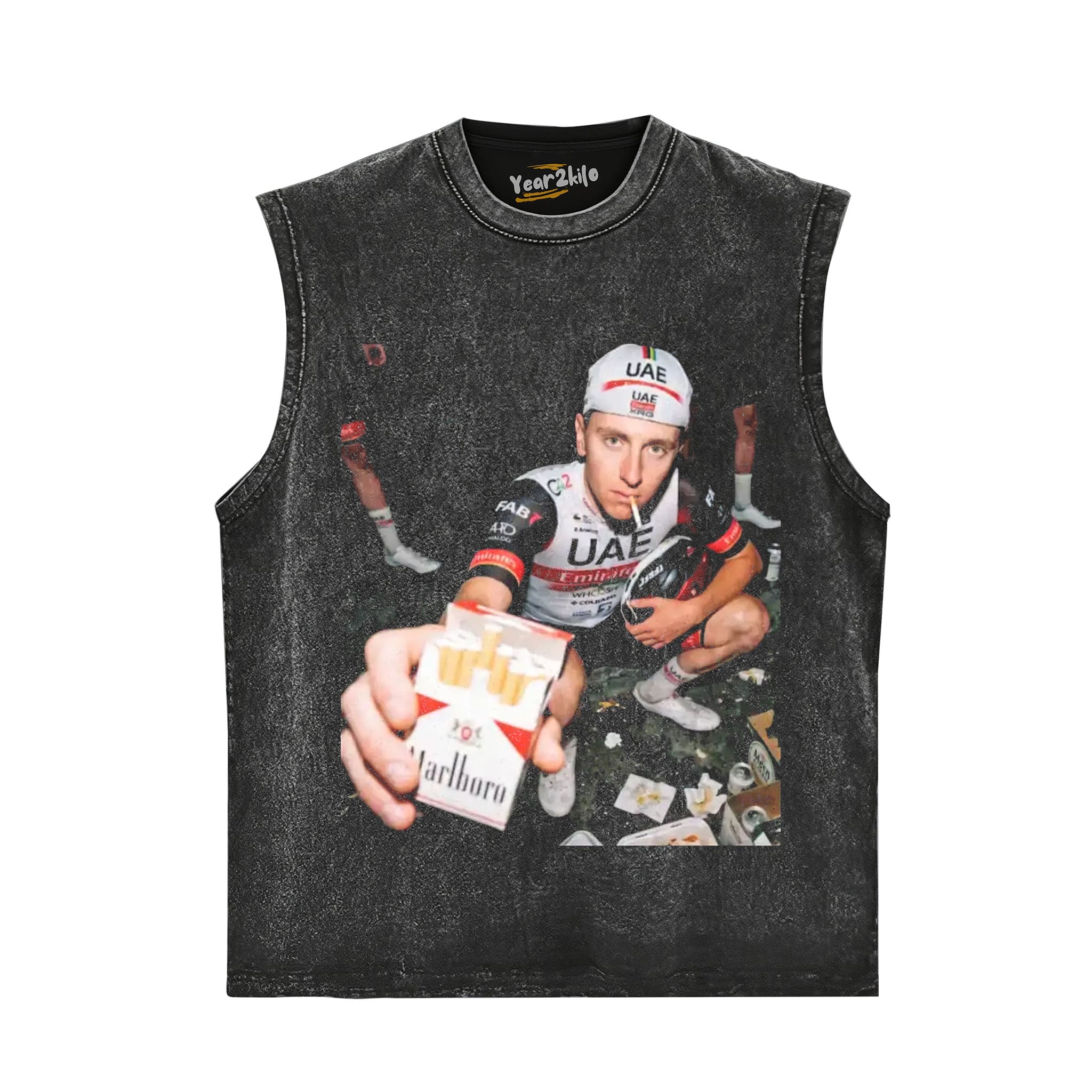 TADEJ POGAČAR 2026 VINTAGE CRYING V2 TANK TOP & TEE & LONG SLEEVE & LAYERED LS & HOODIE