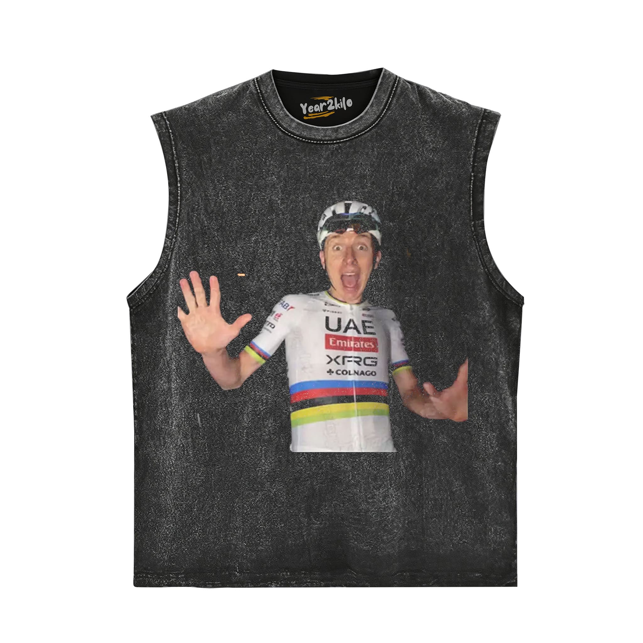 TADEJ POGAČAR 2026 VINTAGE CRYING V3 TANK TOP & TEE & LONG SLEEVE & LAYERED LS & HOODIE