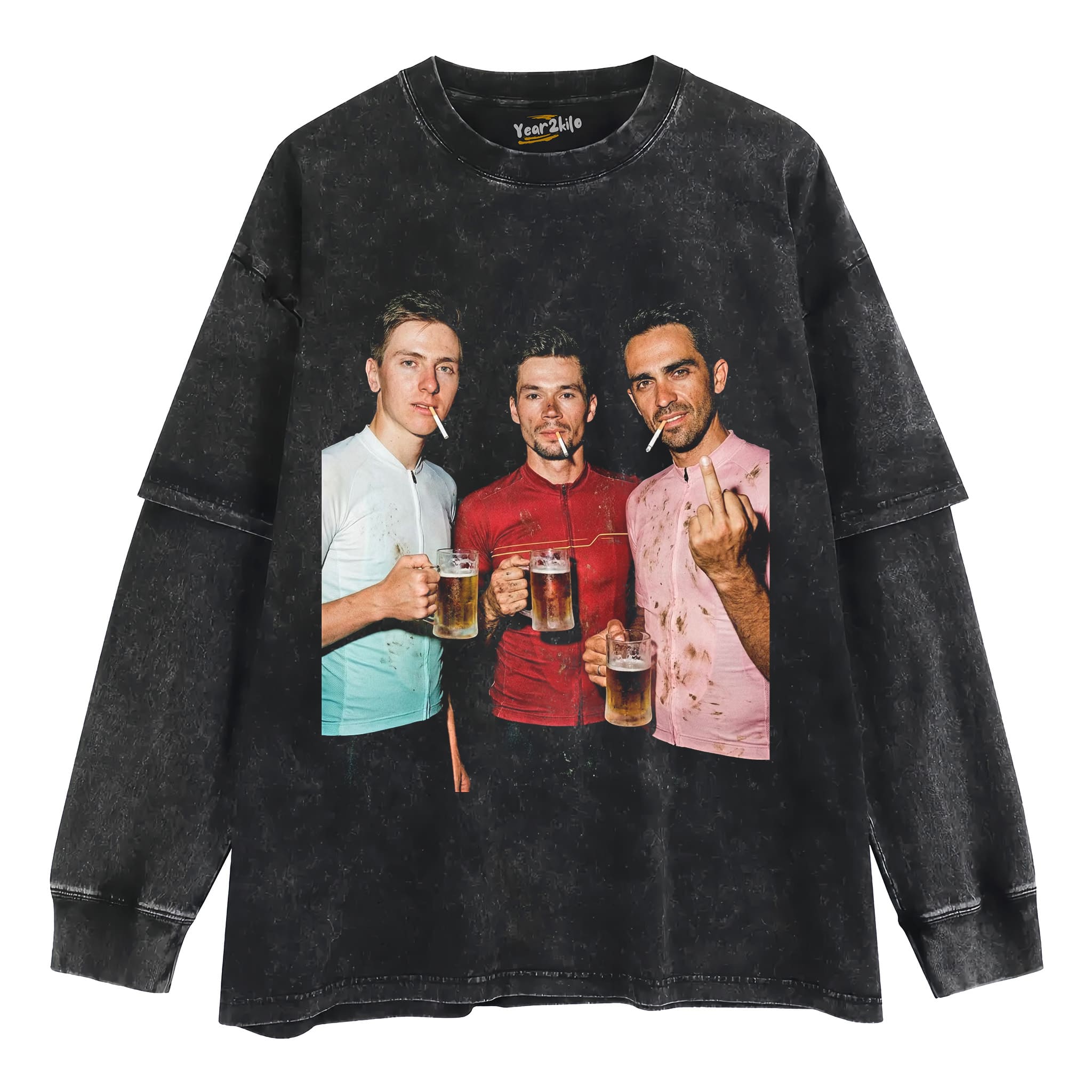 TADEJ POGAČAR & PRIMOŽ ROGLIČ & ALBERTO CONTADOR 2026 VINTAGE V1 TANK TOP & TEE & LONG SLEEVE & LAYERED LS & HOODIE