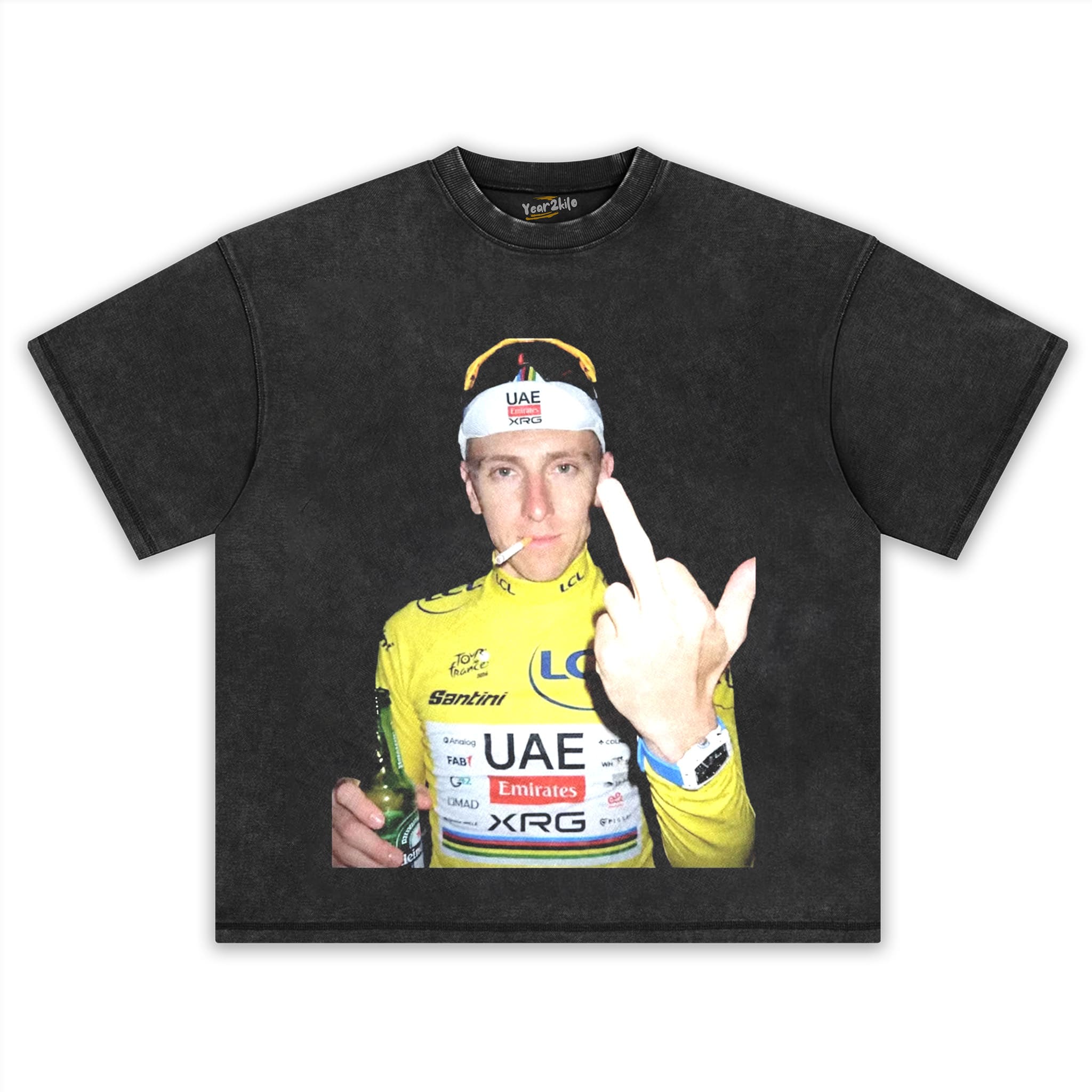 TADEJ POGAČAR YELLOW JERSEY TANK TOP & TEE & LONG SLEEVE & LAYERED LS & HOODIE