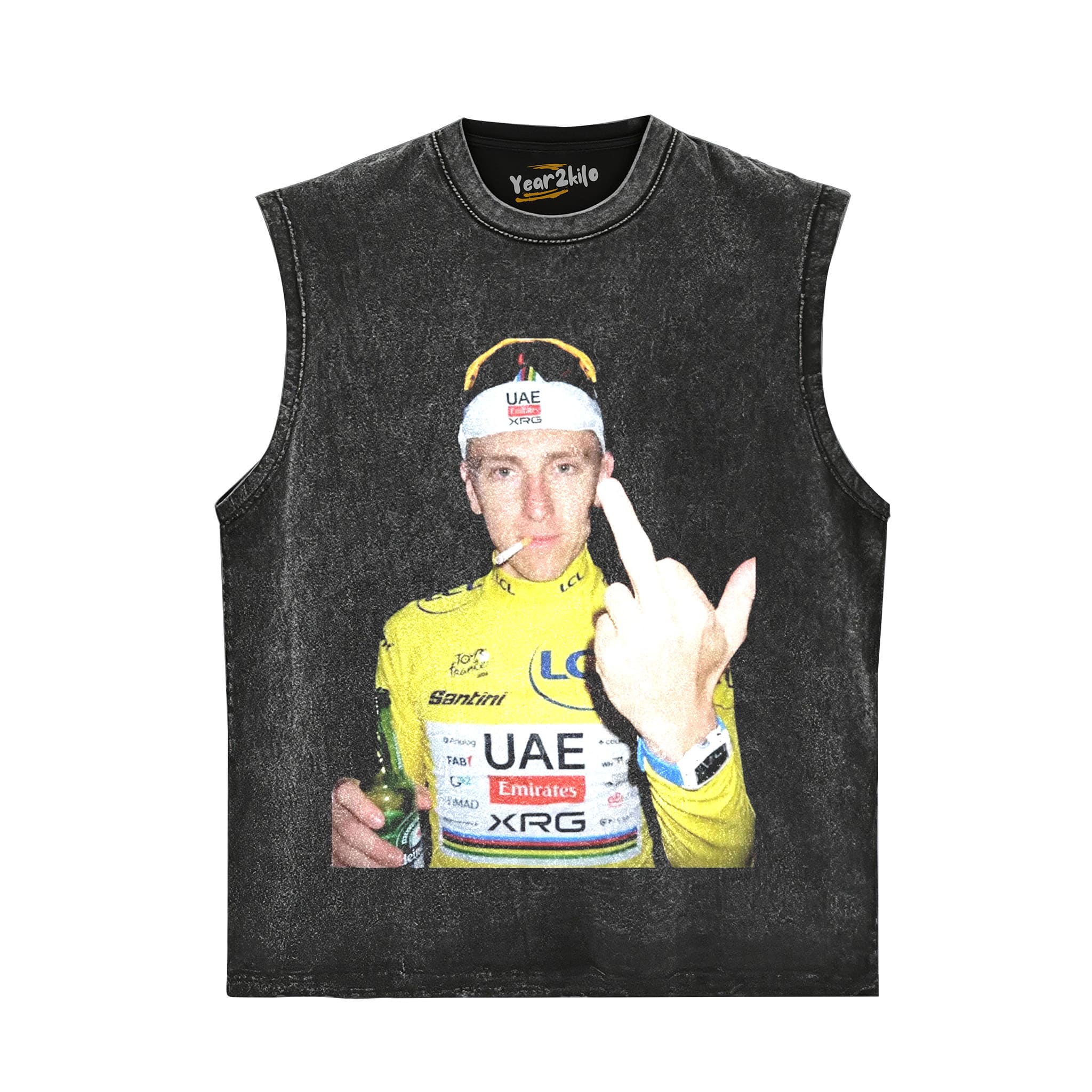 TADEJ POGAČAR YELLOW JERSEY TANK TOP & TEE & LONG SLEEVE & LAYERED LS & HOODIE