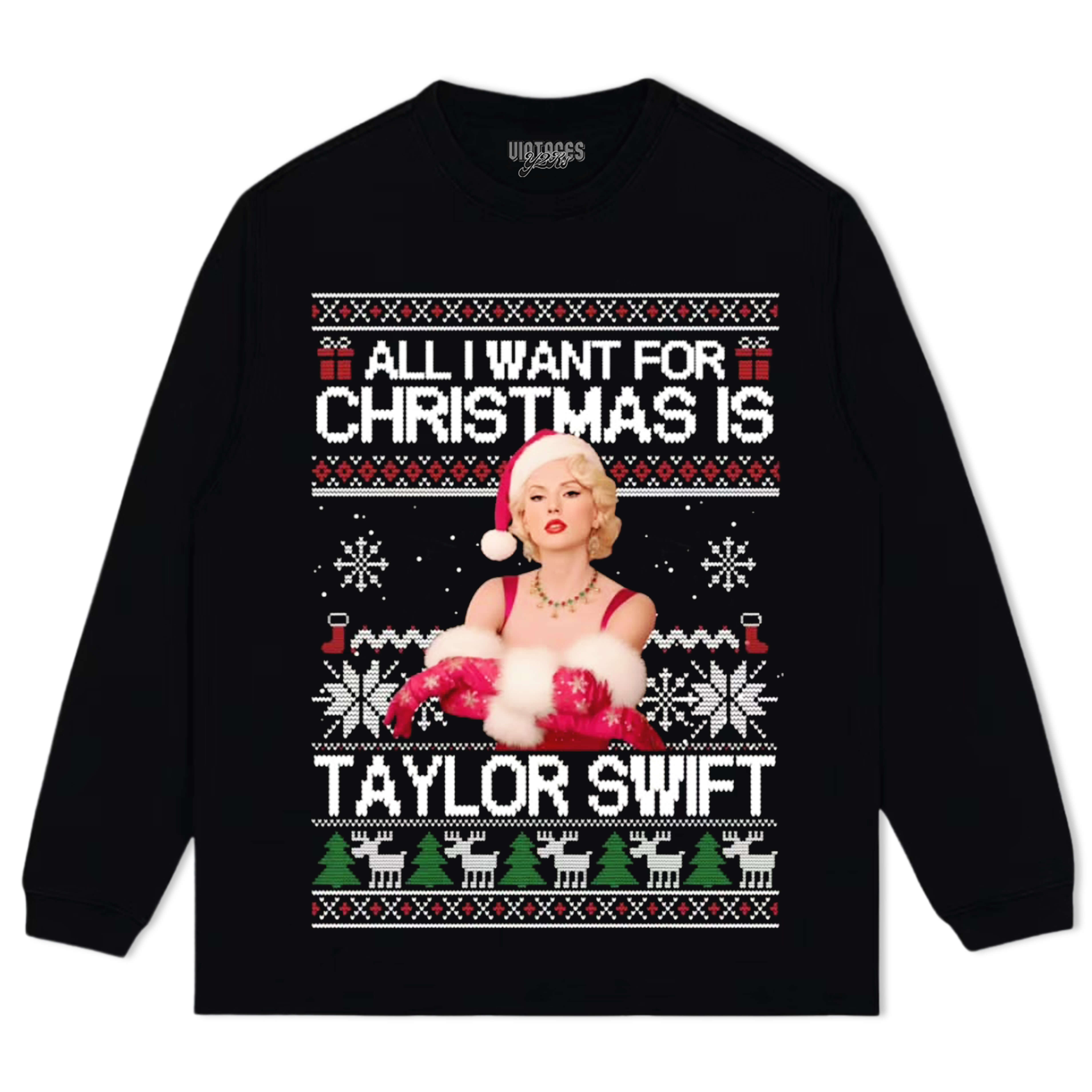 TAYLOR SWIFT CHRISTMAS STYLES TEE & LS & HOODIE