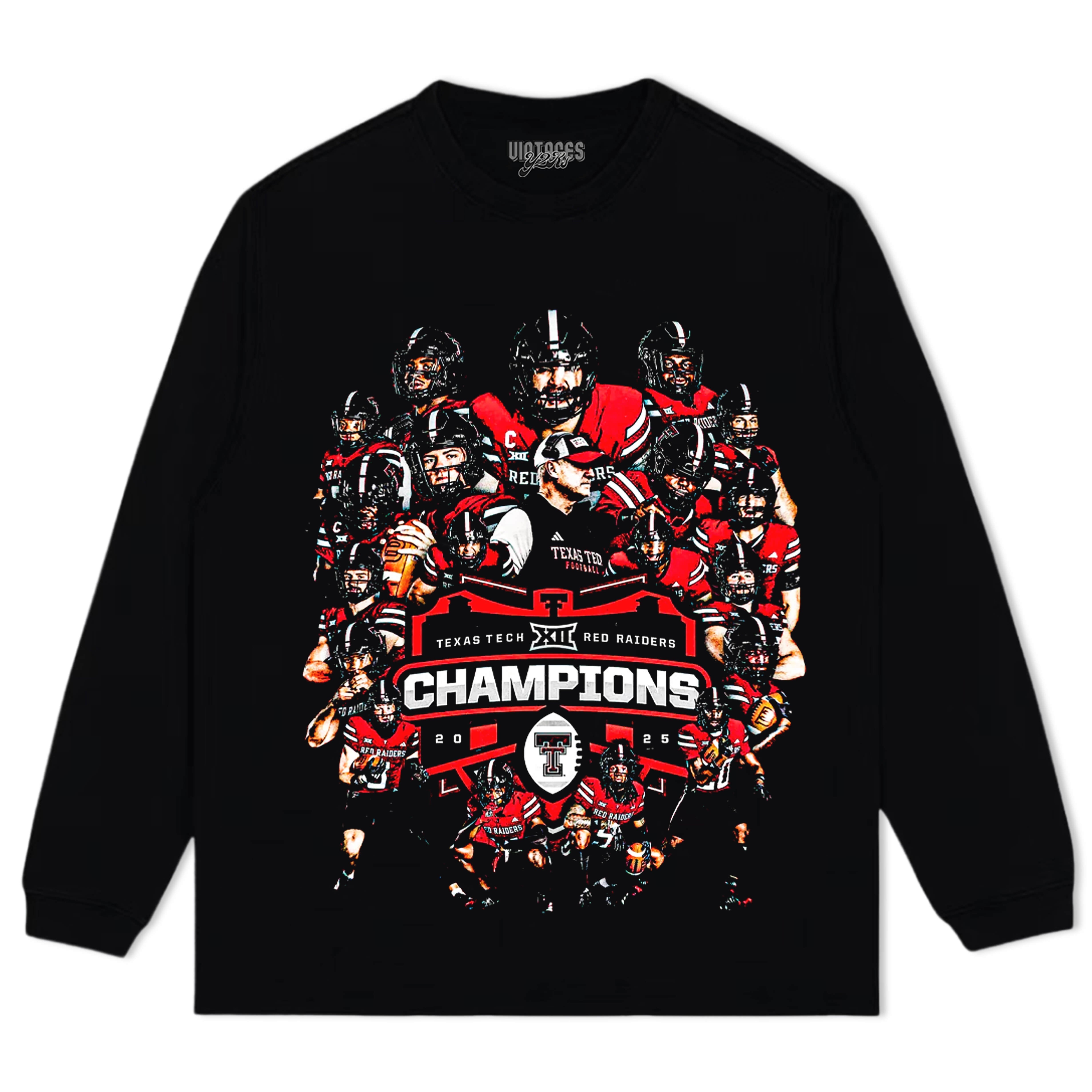 TEXAS TECH & BIG 12 CHAMPS TEE & LS & HOODIE