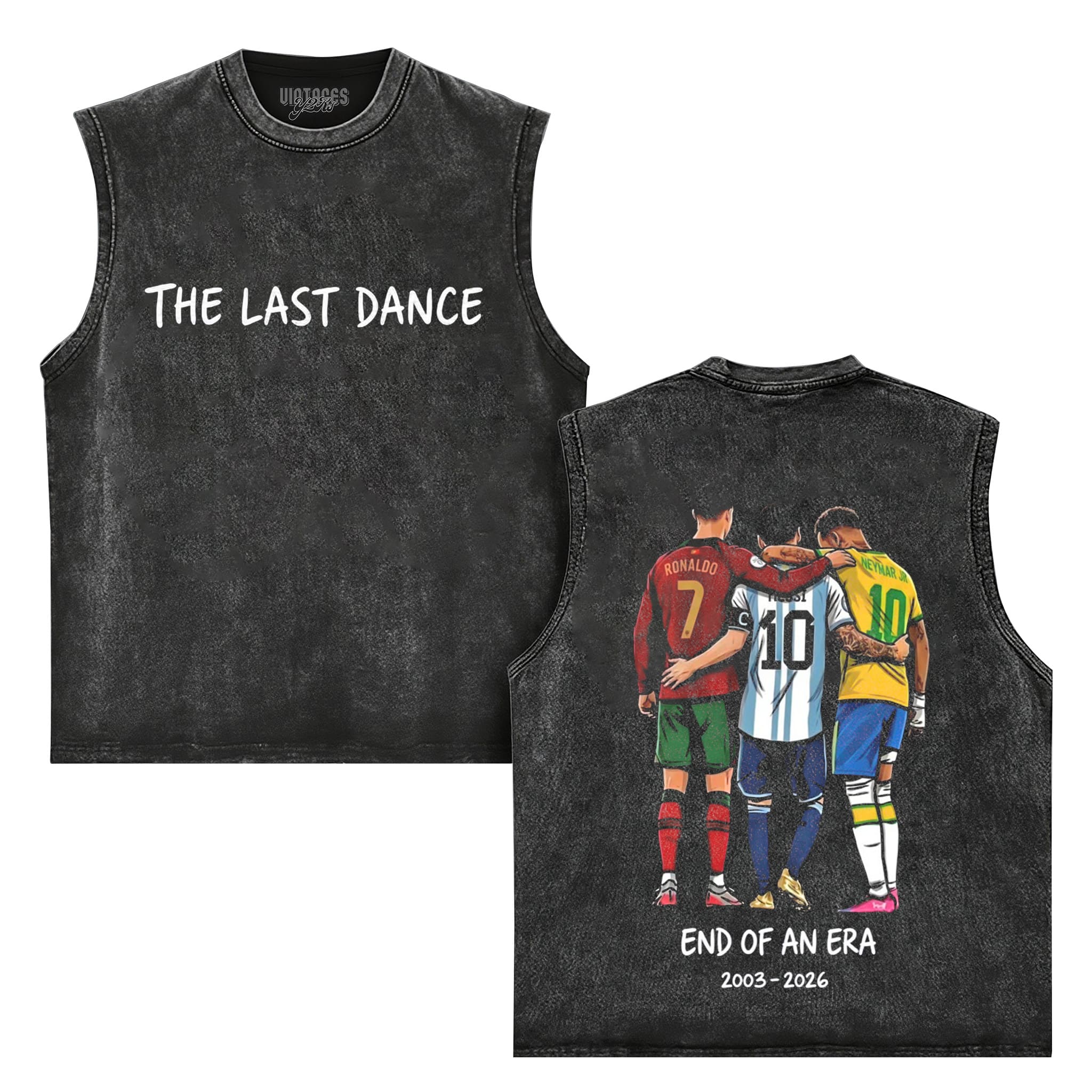 CRISTIANO RONALDO & MESSI & NEYMAR  THE LAST DANCE TANK TOP & TEE