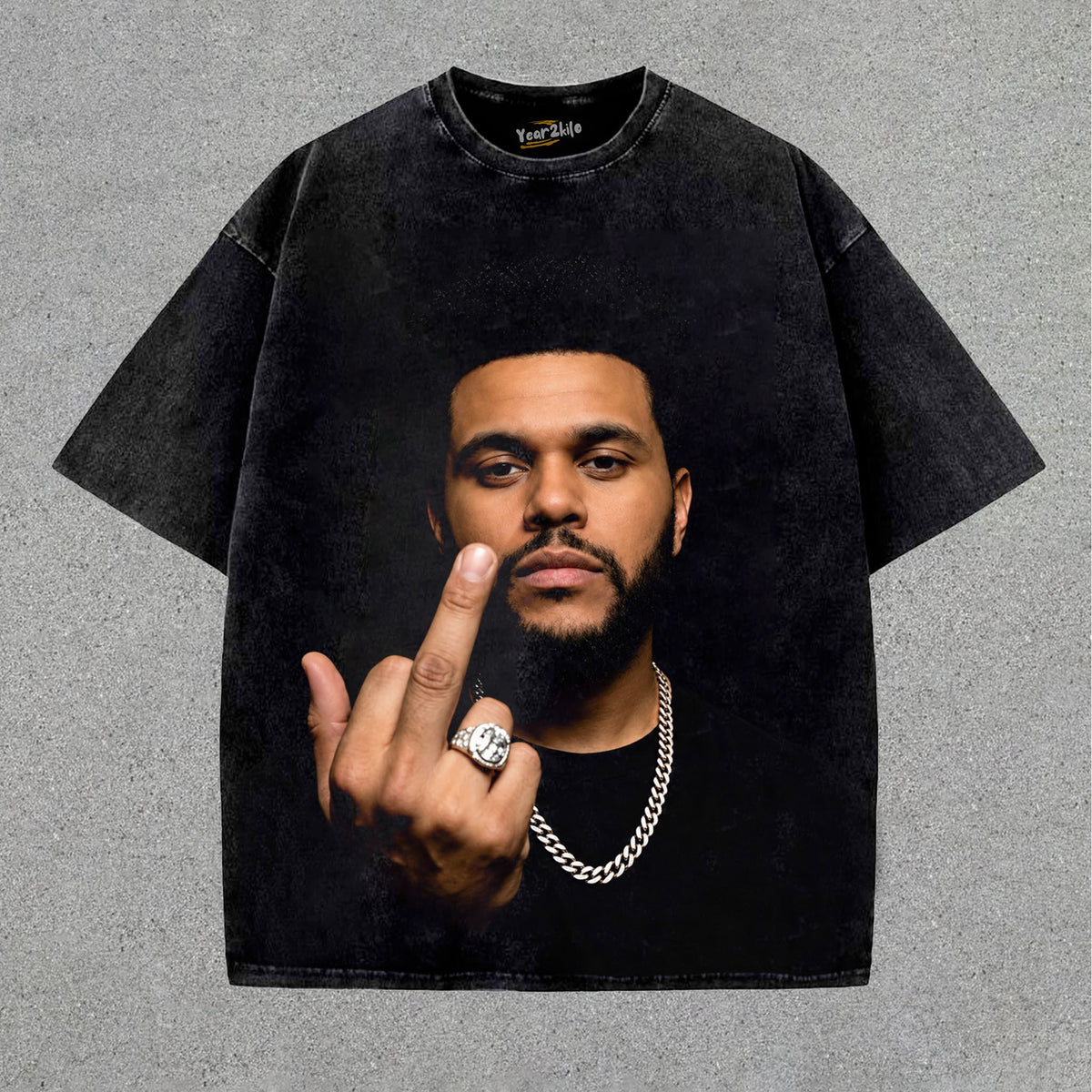 THE WEEKND - MIDDLE FINGER TANK TOP & TEE & LONG SLEEVE & LAYERED LS & HOODIE