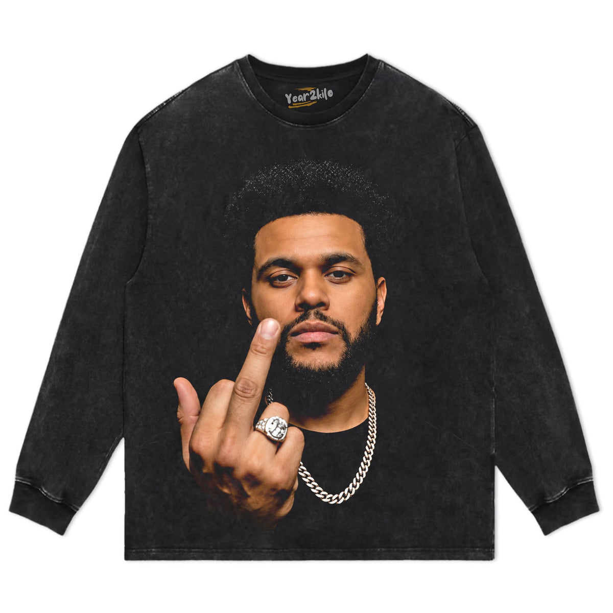 THE WEEKND - MIDDLE FINGER TANK TOP & TEE & LONG SLEEVE & LAYERED LS & HOODIE