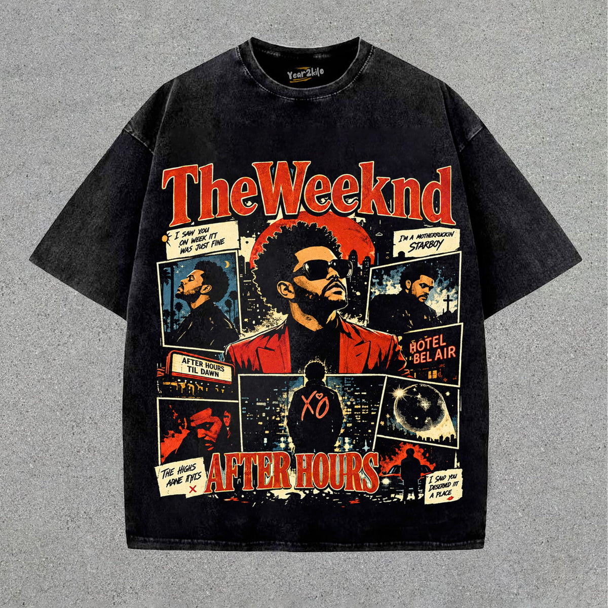 THE WEEKND 2026 VINTAGE TANK TOP & TEE & LONG SLEEVE & LAYERED LS & HOODIE