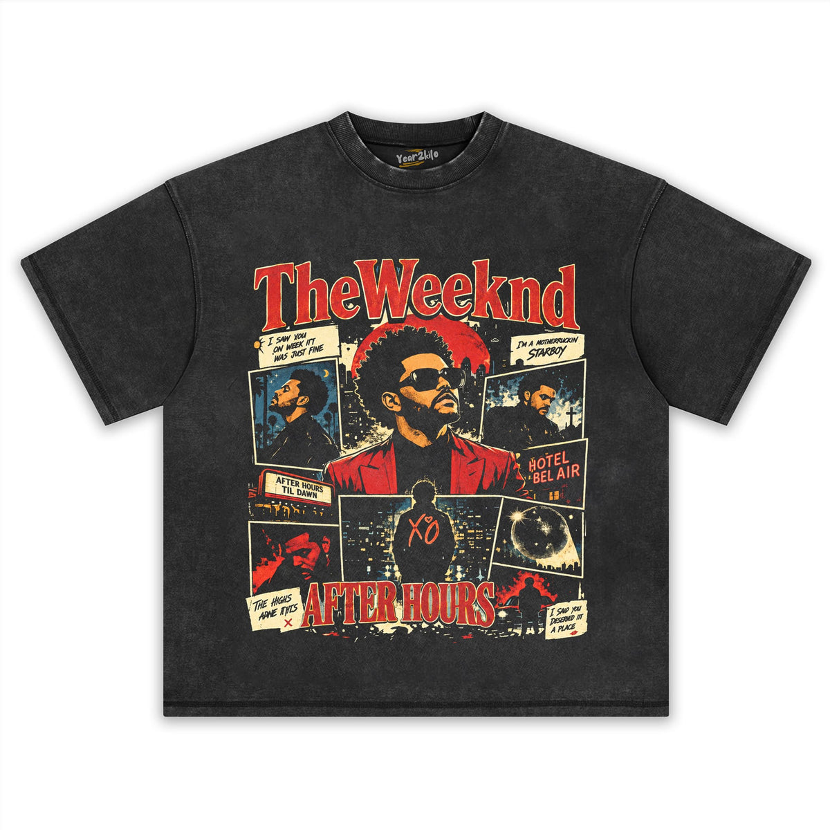THE WEEKND 2026 VINTAGE TANK TOP & TEE & LONG SLEEVE & LAYERED LS & HOODIE