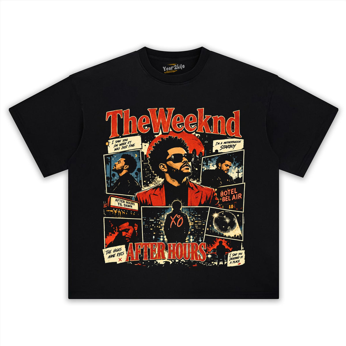 THE WEEKND 2026 VINTAGE TANK TOP & TEE & LONG SLEEVE & LAYERED LS & HOODIE