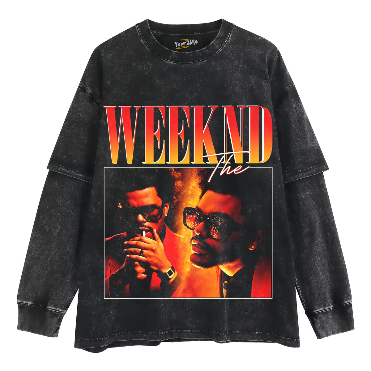 THE WEEKND 2026 VINTAGE V2 TANK TOP & TEE & LONG SLEEVE & LAYERED LS & HOODIE