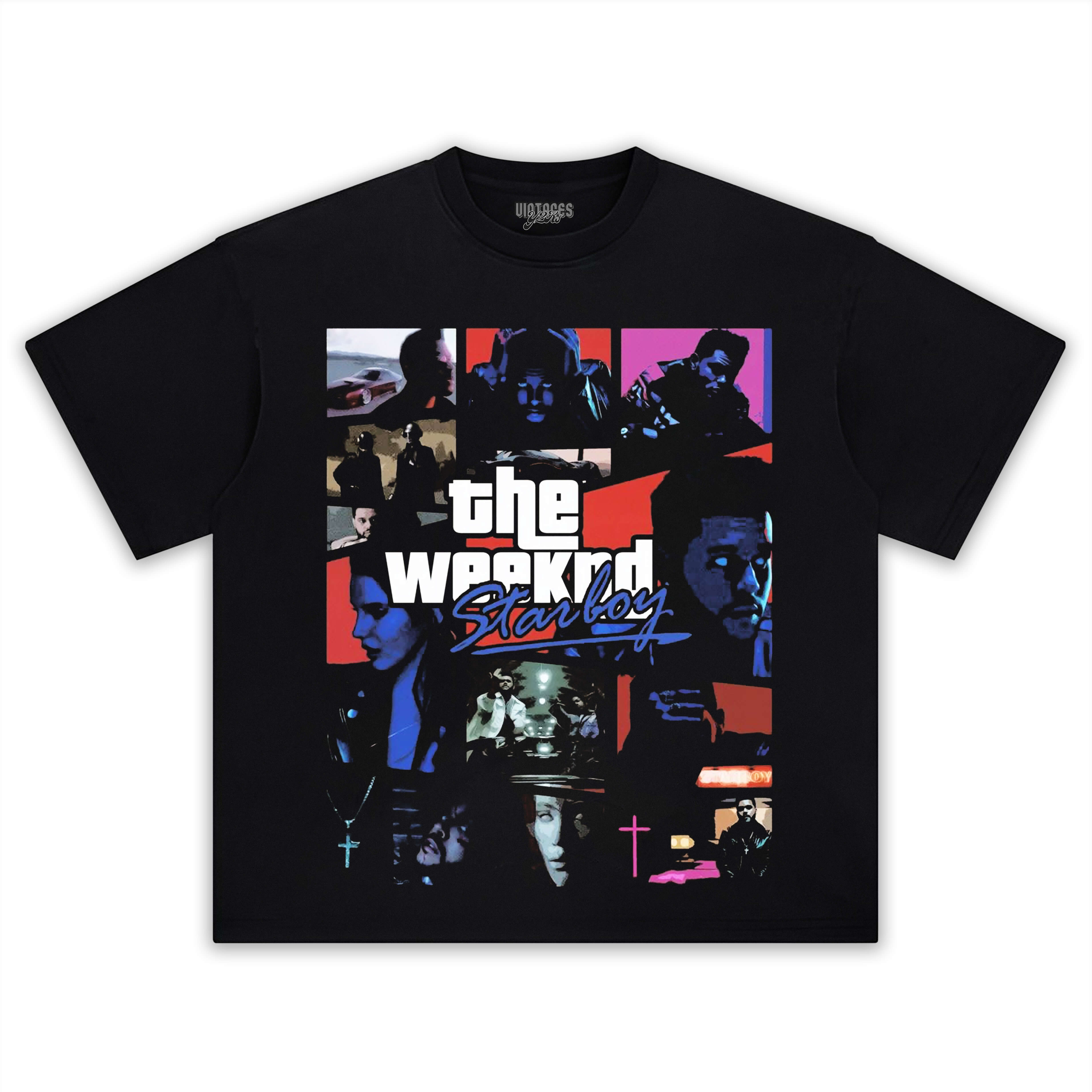 THE WEEKND & GRAND THEFT AUTO STYLE TEE & LS & HOODIE
