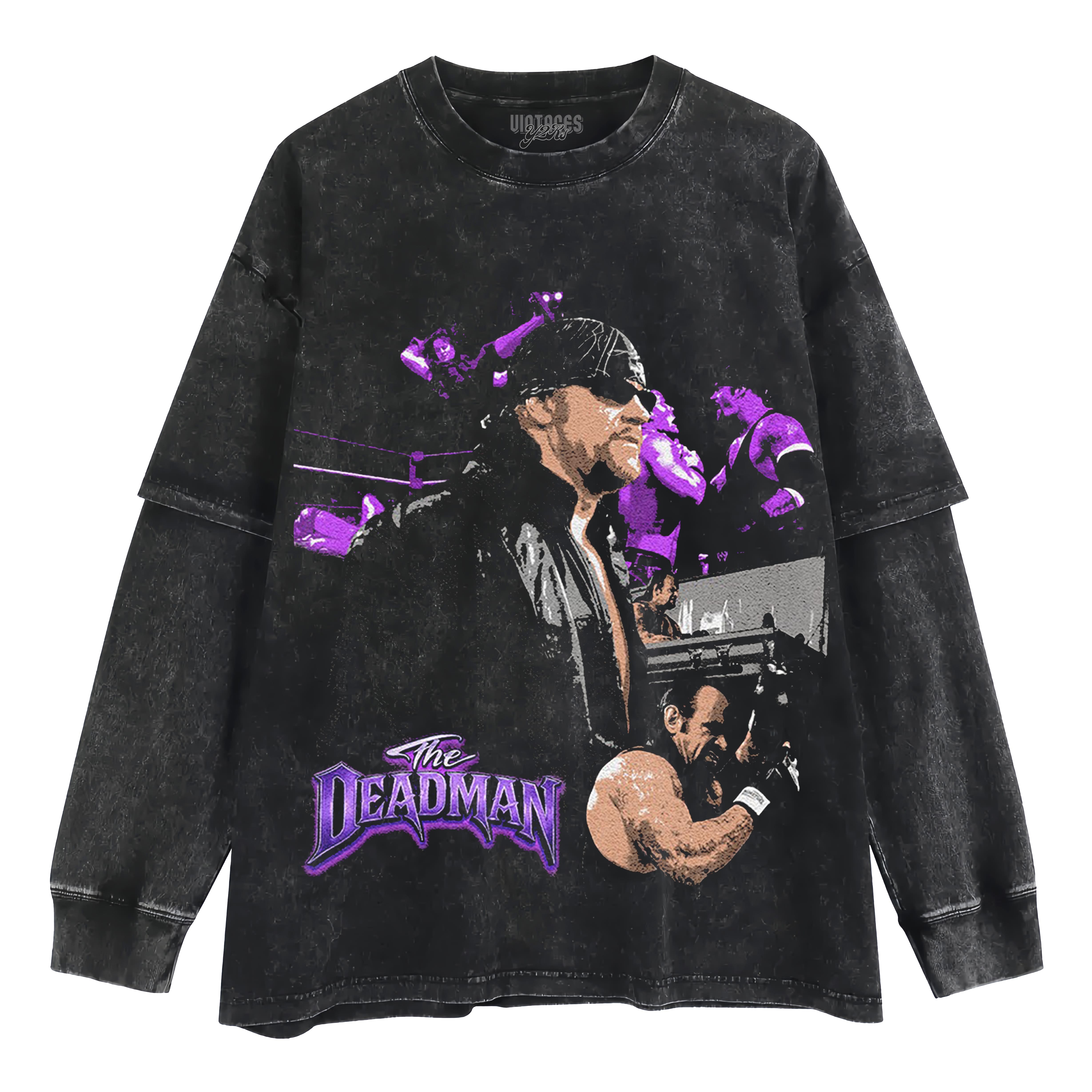 THE UNDERTAKER VINTAGE STYLE V2 LAYERED LONG SLEEVE