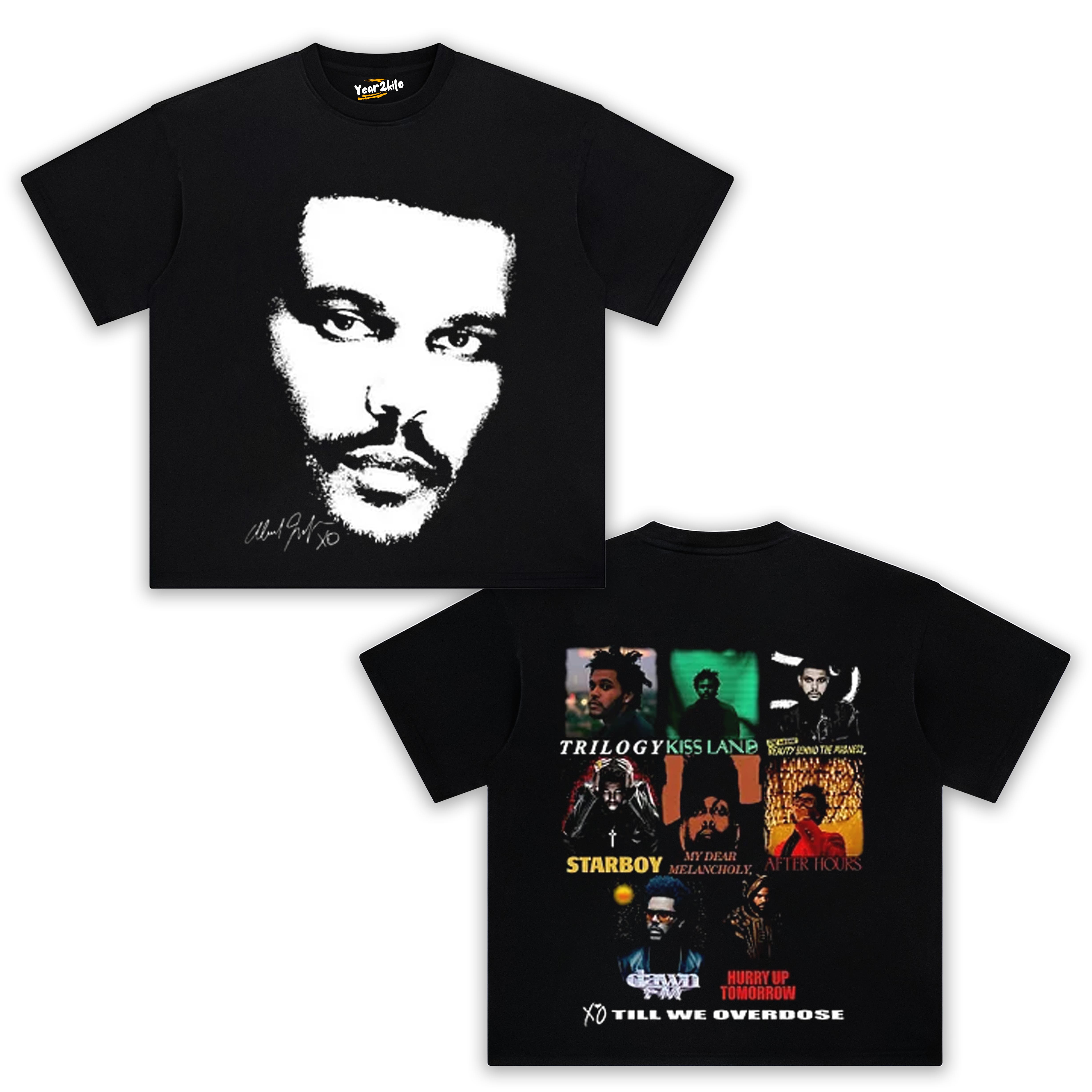 THE WEEKND 2026 V2 TANK TOP & TEE & LONG SLEEVE & LAYERED LS & HOODIE