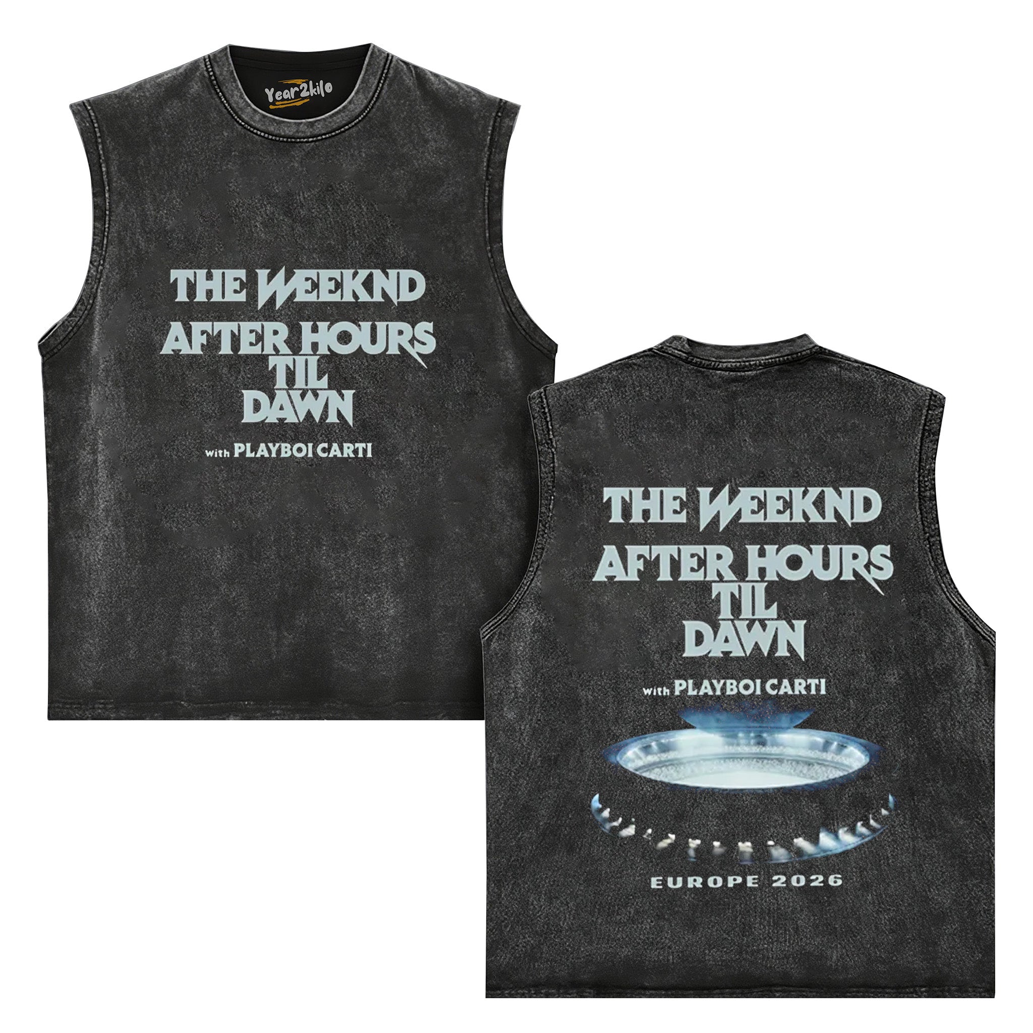 THE WEEKND V3 TANK TOP & TEE & LONG SLEEVE & LAYERED LS & HOODIE