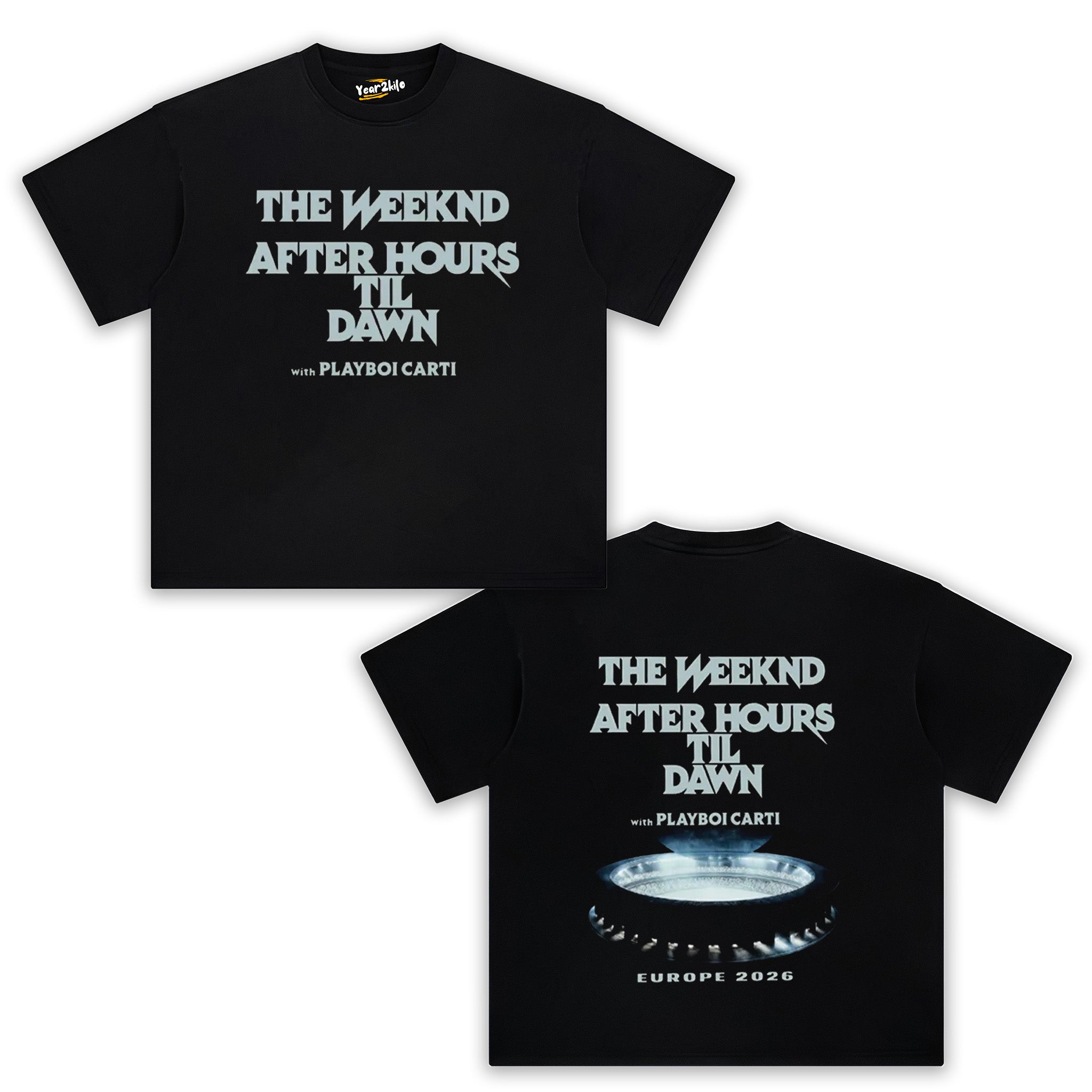 THE WEEKND V3 TANK TOP & TEE & LONG SLEEVE & LAYERED LS & HOODIE