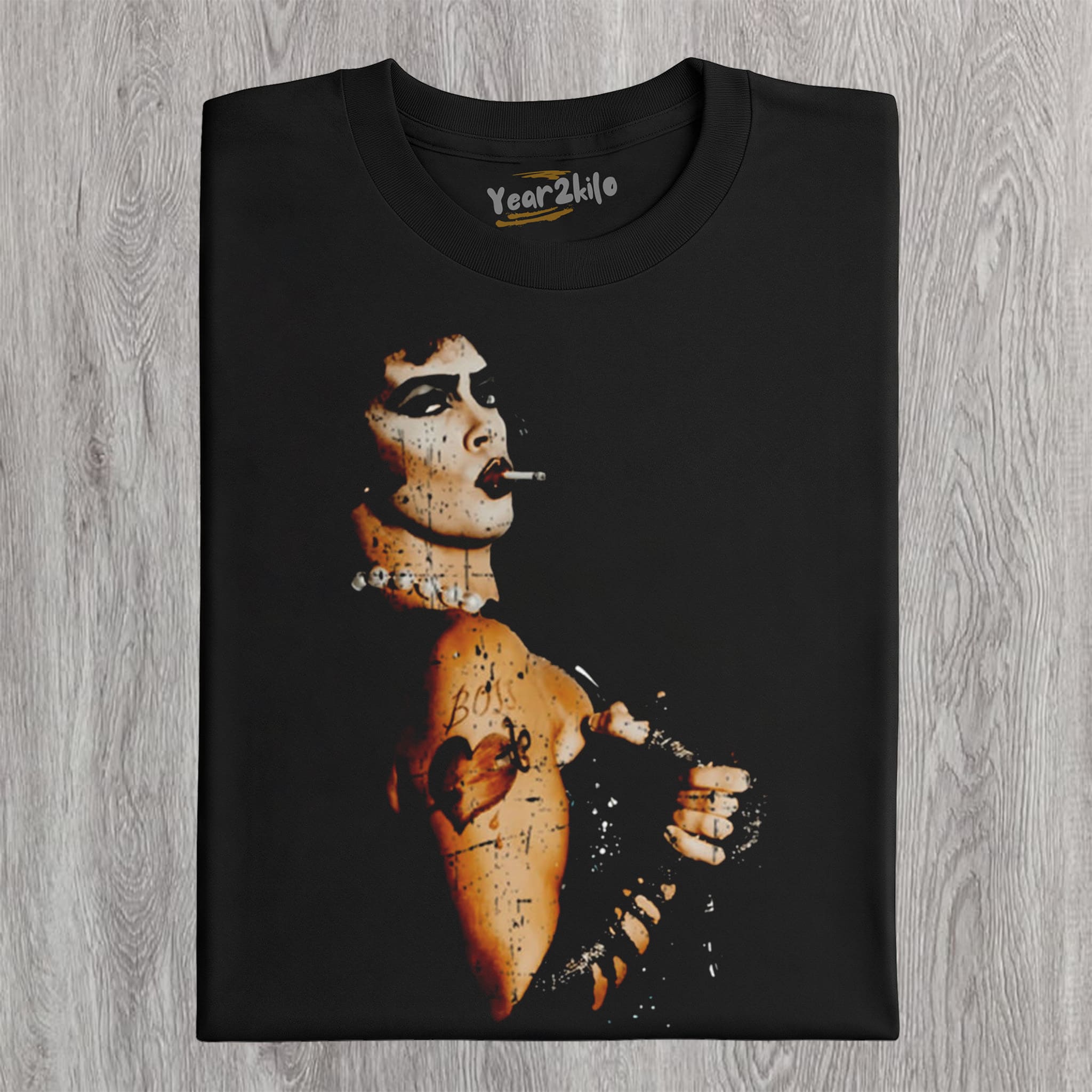 TIM CURRY - THE ROCKY HORROR PICTURE SHOW TANK TOP & TEE & LONG SLEEVE & LAYERED LS & HOODIE