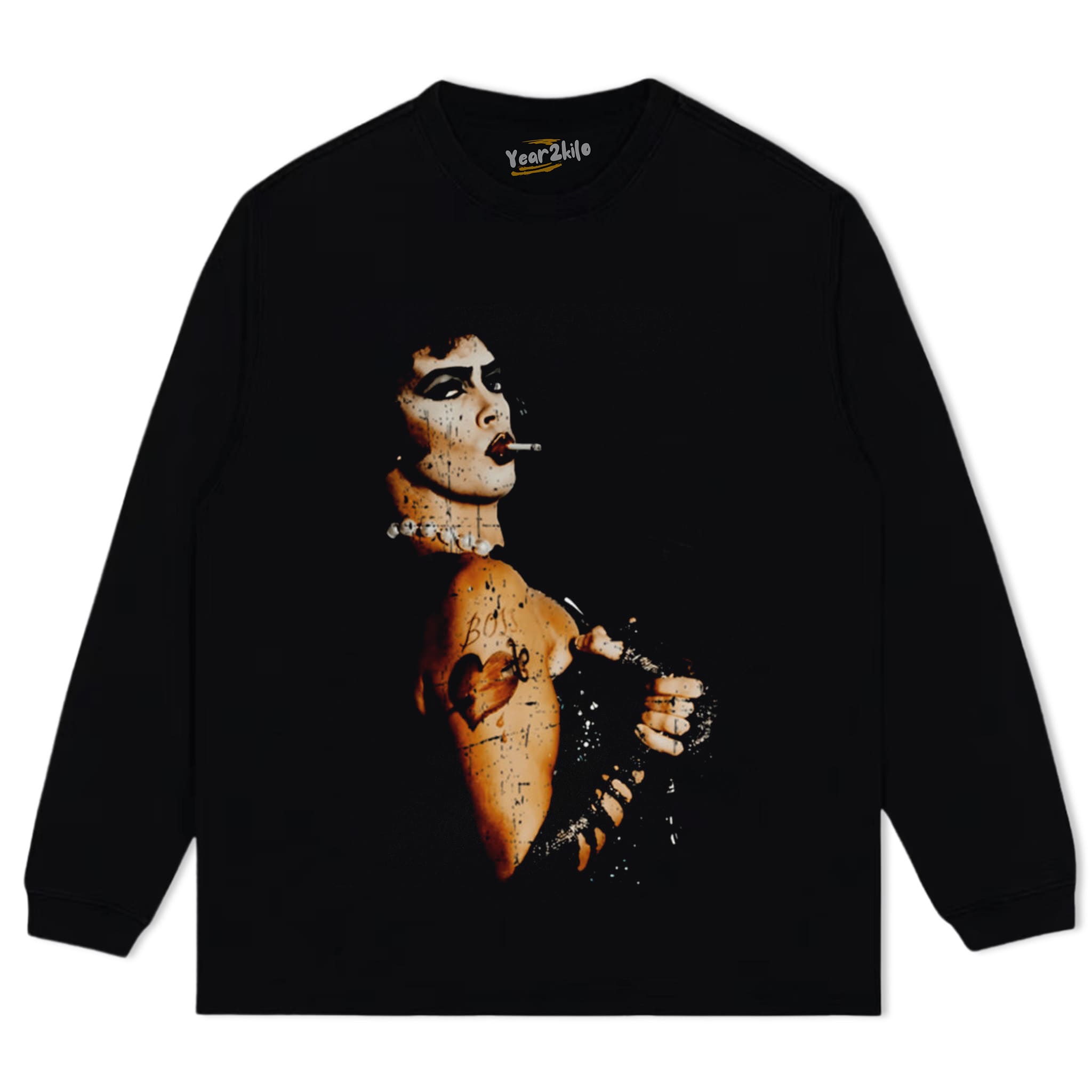 TIM CURRY - THE ROCKY HORROR PICTURE SHOW TANK TOP & TEE & LONG SLEEVE & LAYERED LS & HOODIE