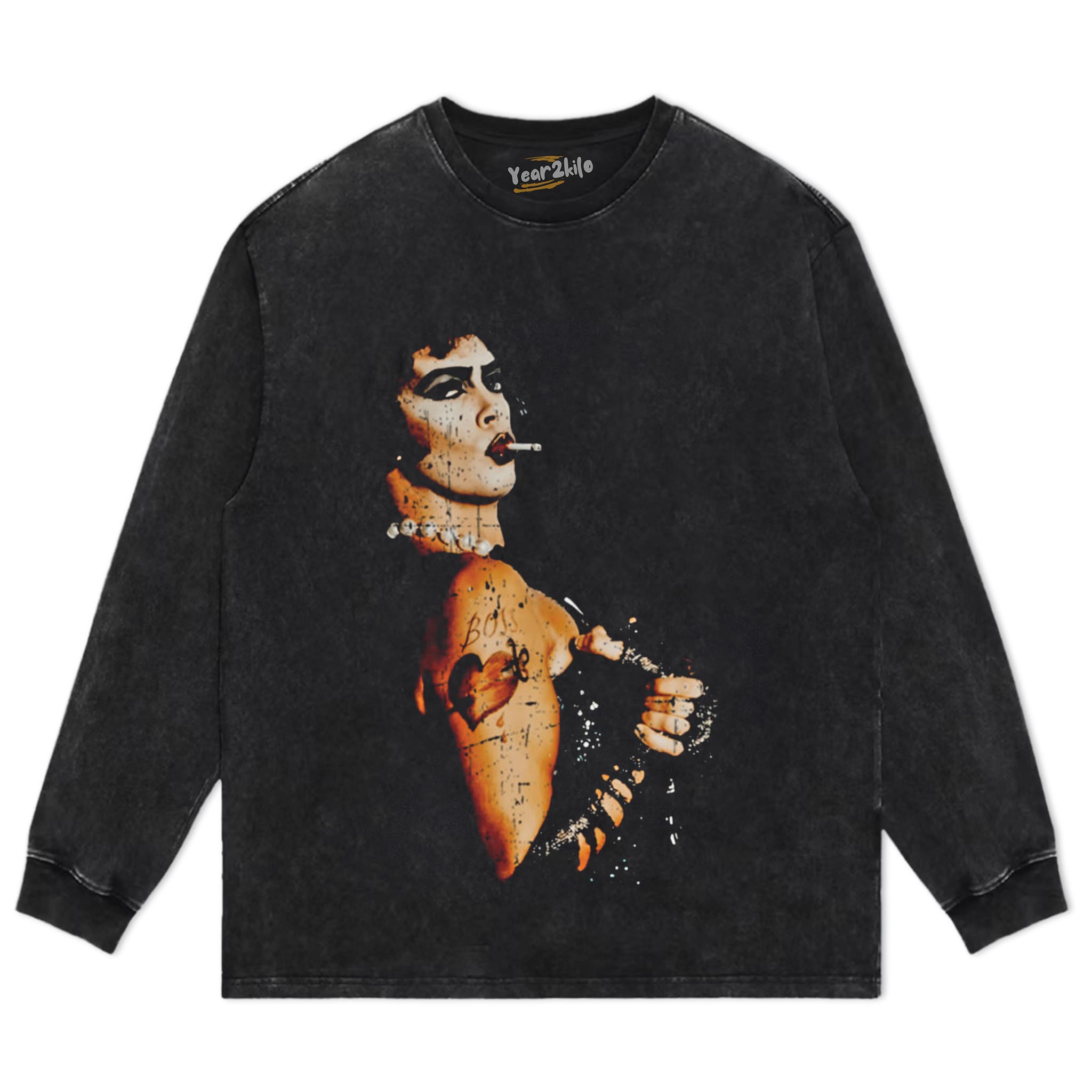TIM CURRY - THE ROCKY HORROR PICTURE SHOW TANK TOP & TEE & LONG SLEEVE & LAYERED LS & HOODIE