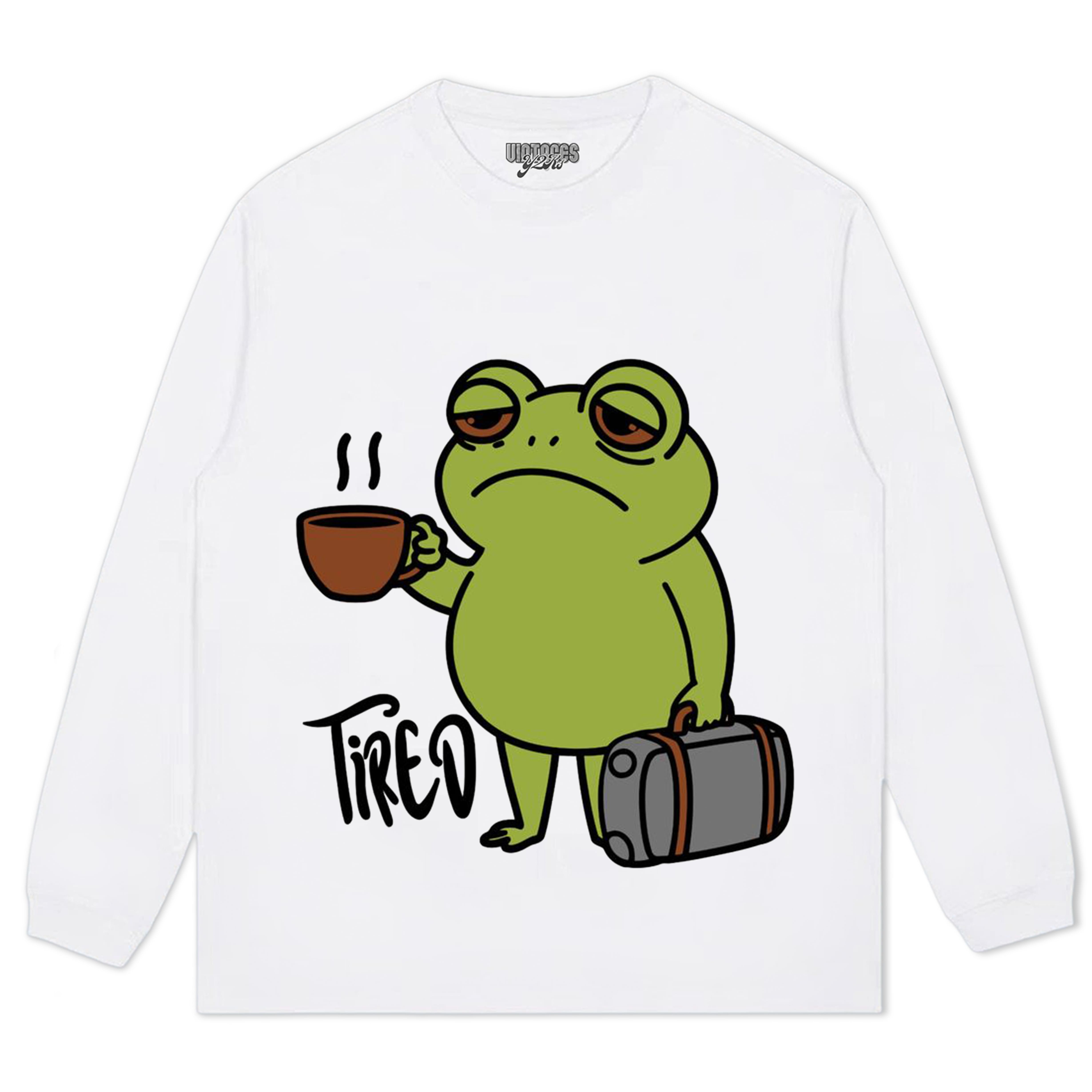 TIRED FROG TEE & LS & HOODIE