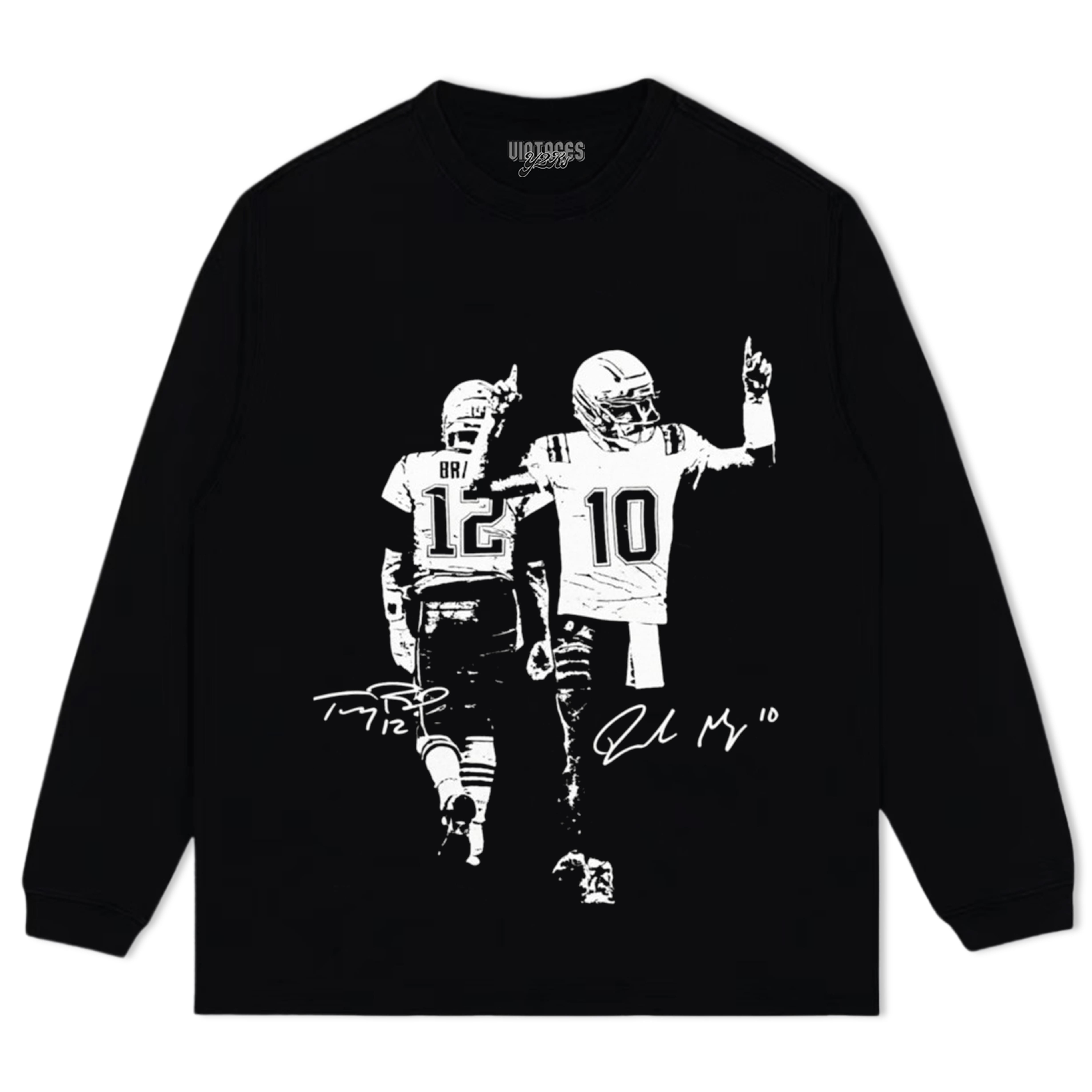 TOM BRADY & DRAKE MAYE VINTAGE TEE & LS & HOODIE