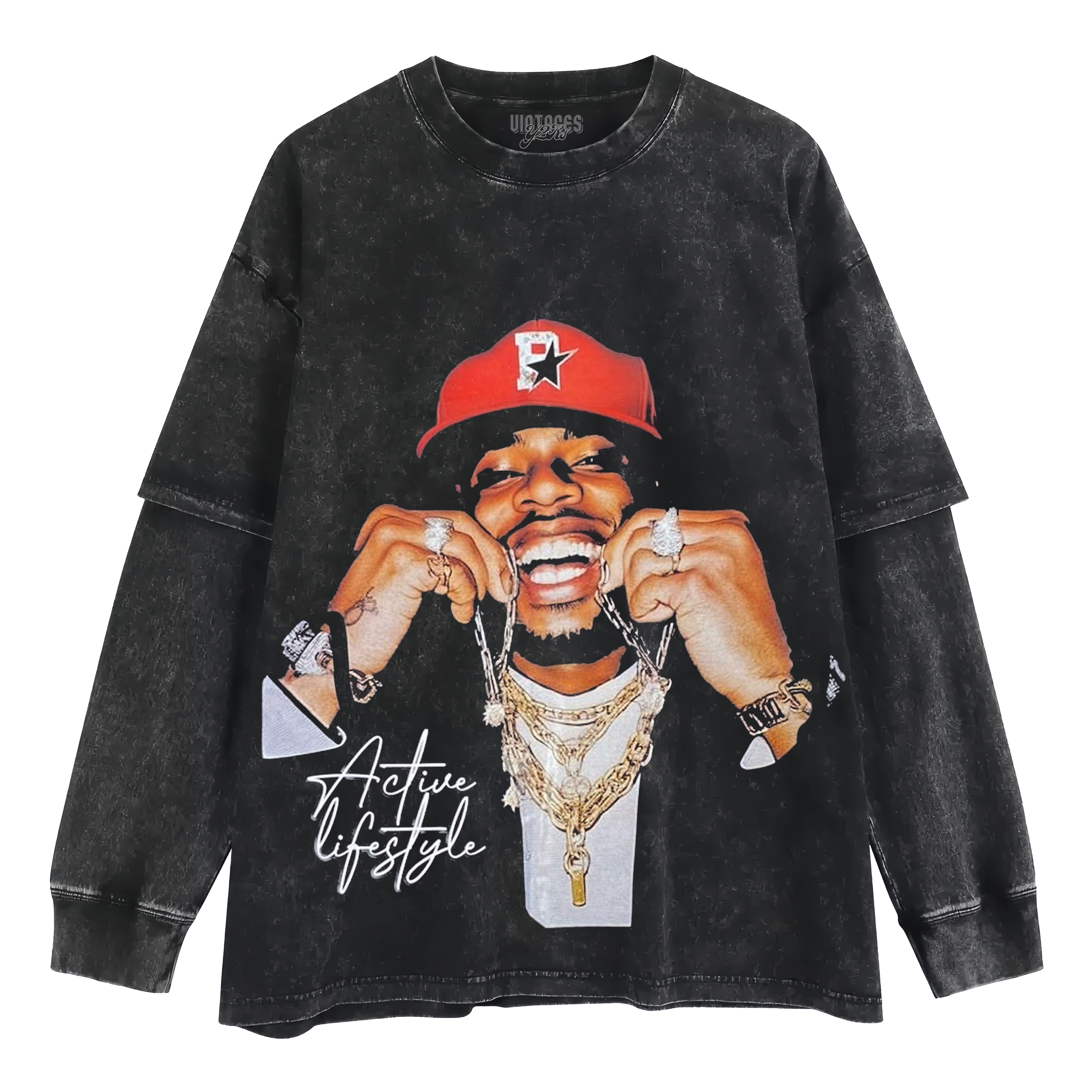 TORY LANEZ ACTIVE LIFESTYLE LAYERED LONG SLEEVE