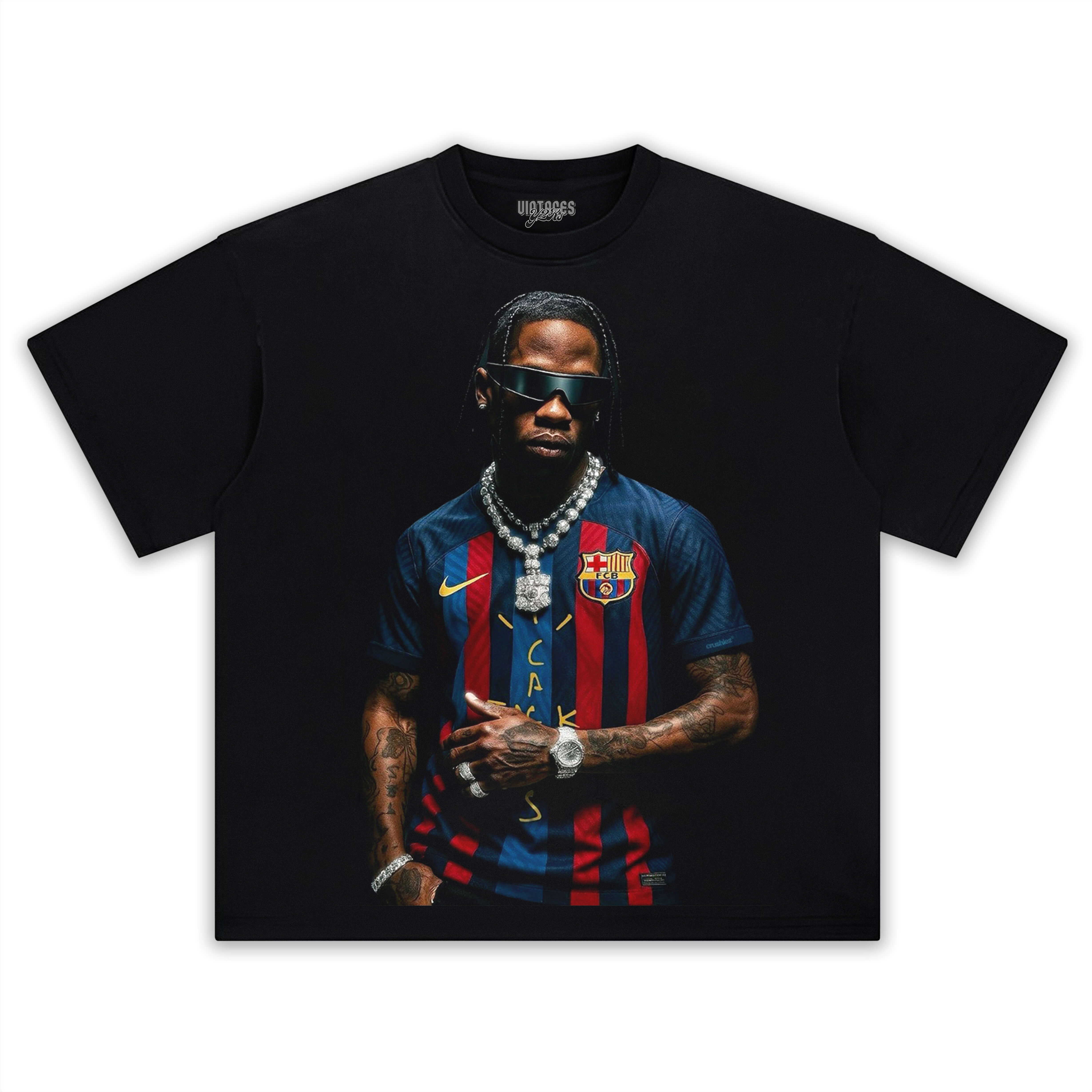 TRAVIS SCORTT & FC BARCELONA TEE & LS & HOODIE