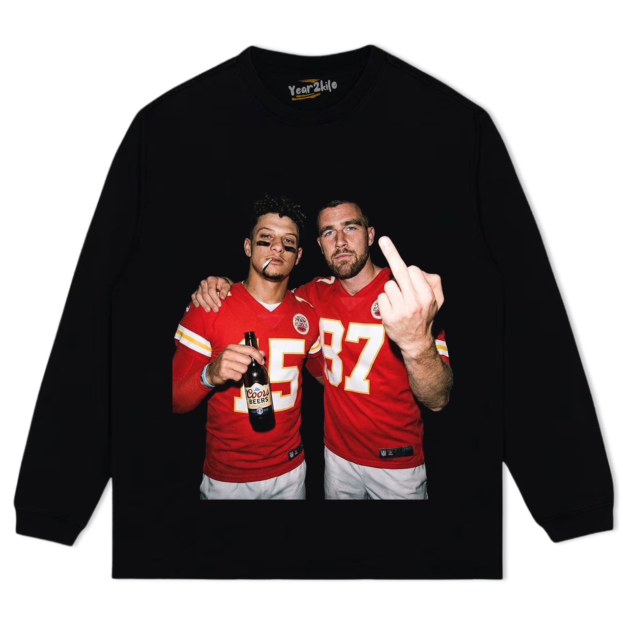 TRAVIS KELCE & PATRICK MAHOMESTANK TOP & TEE & LONG SLEEVE & LAYERED LS & HOODIE