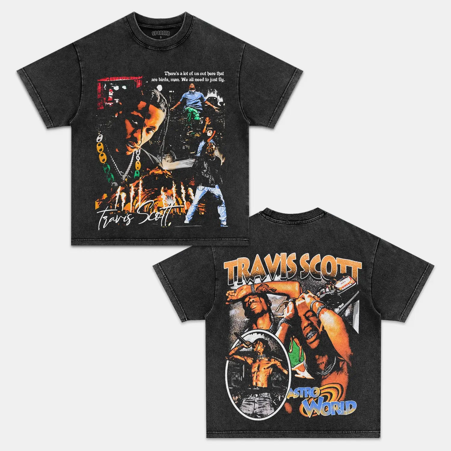 TRAVIS SCOTT VINTAGE 9K TEE - Y2K VINTAGES