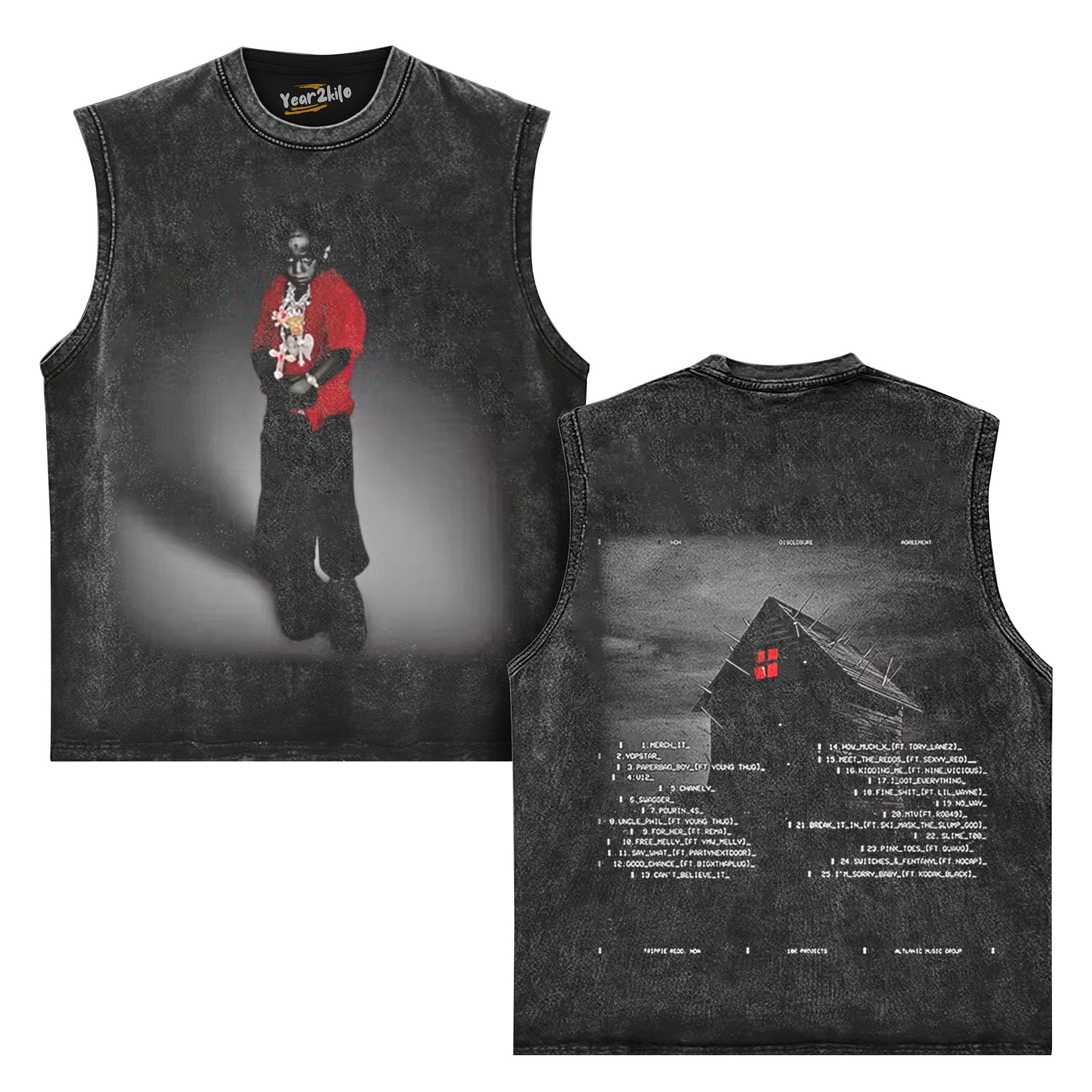 TRIPPIE REDD NDA V2 TANK TOP & TEE & LONG SLEEVE & LAYERED LS & HOODIE