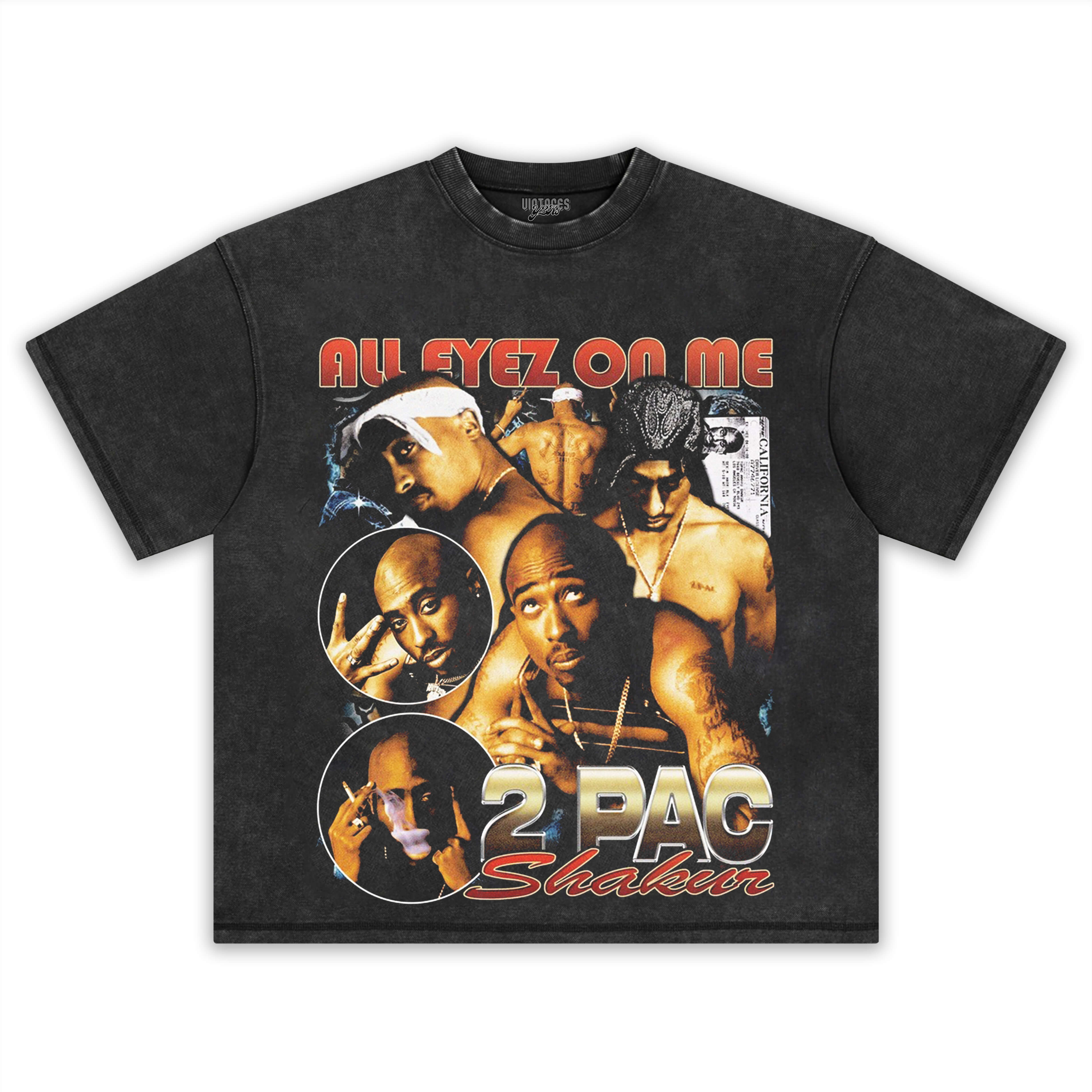 TUPAC SHAKUR VINTAGES T1 TEE & LS & HOODIE
