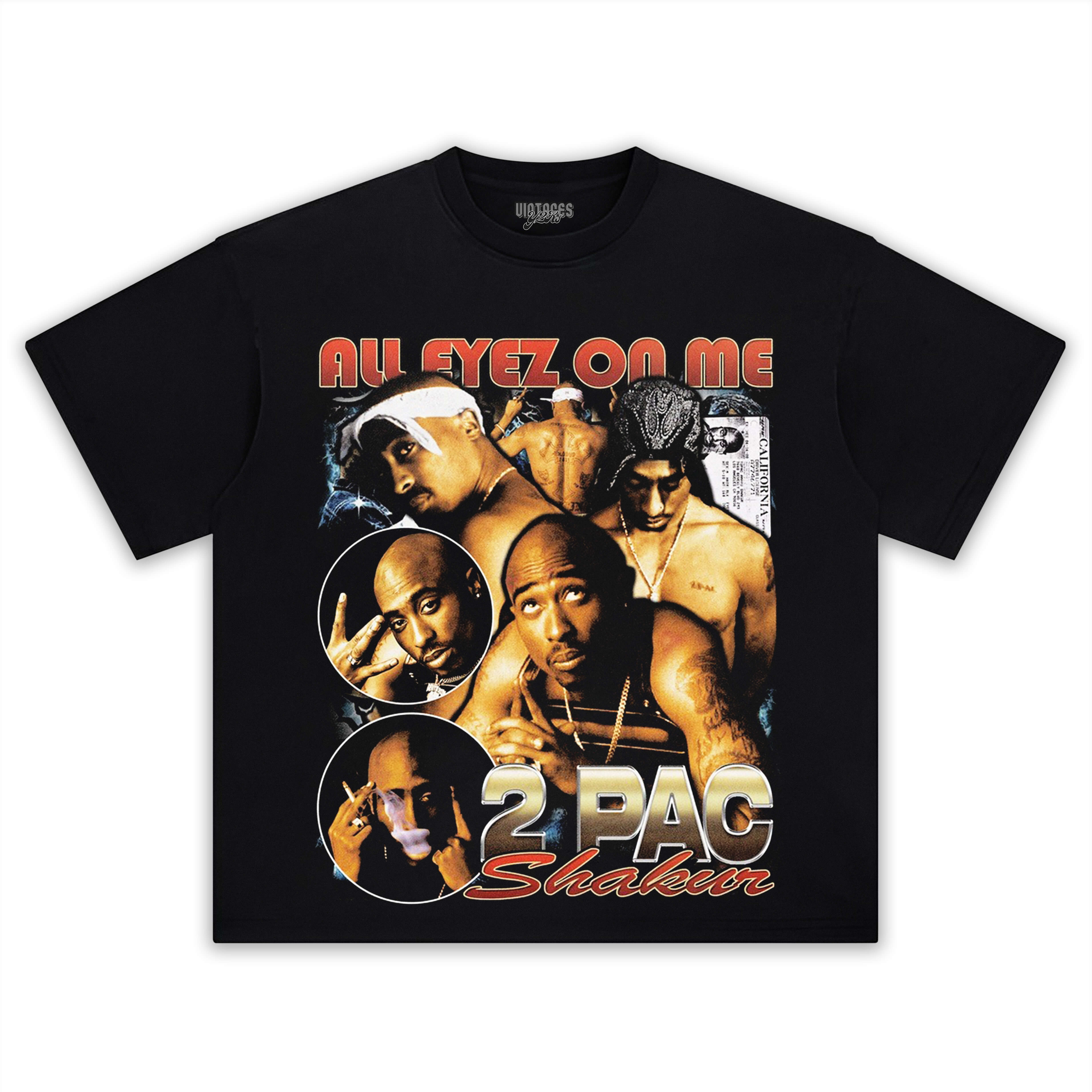 TUPAC SHAKUR VINTAGES T1 TEE & LS & HOODIE