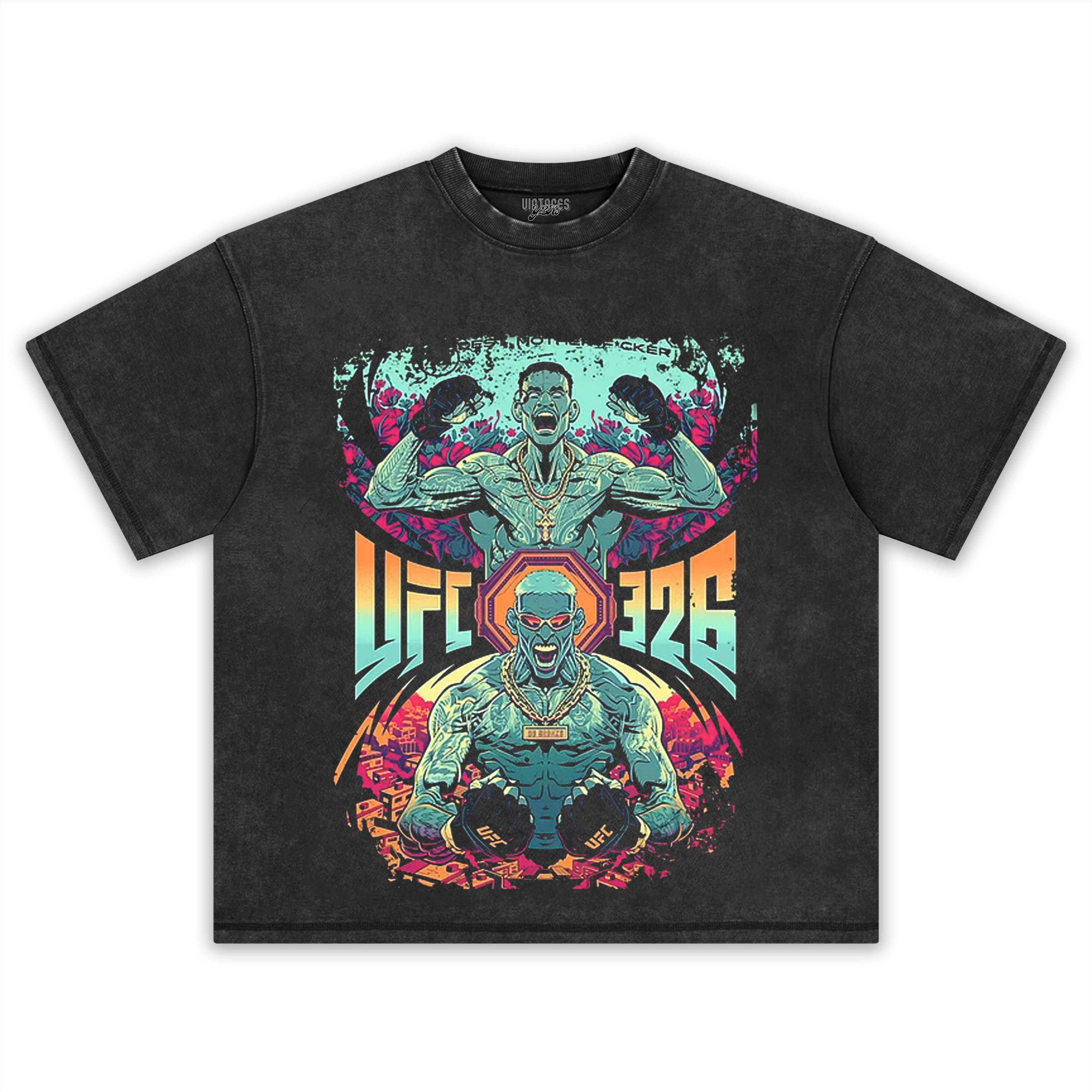 UFC 326 CHARLES OLIVEIRA VS MAX HOLLOWAY TEE & LS & HOODIE