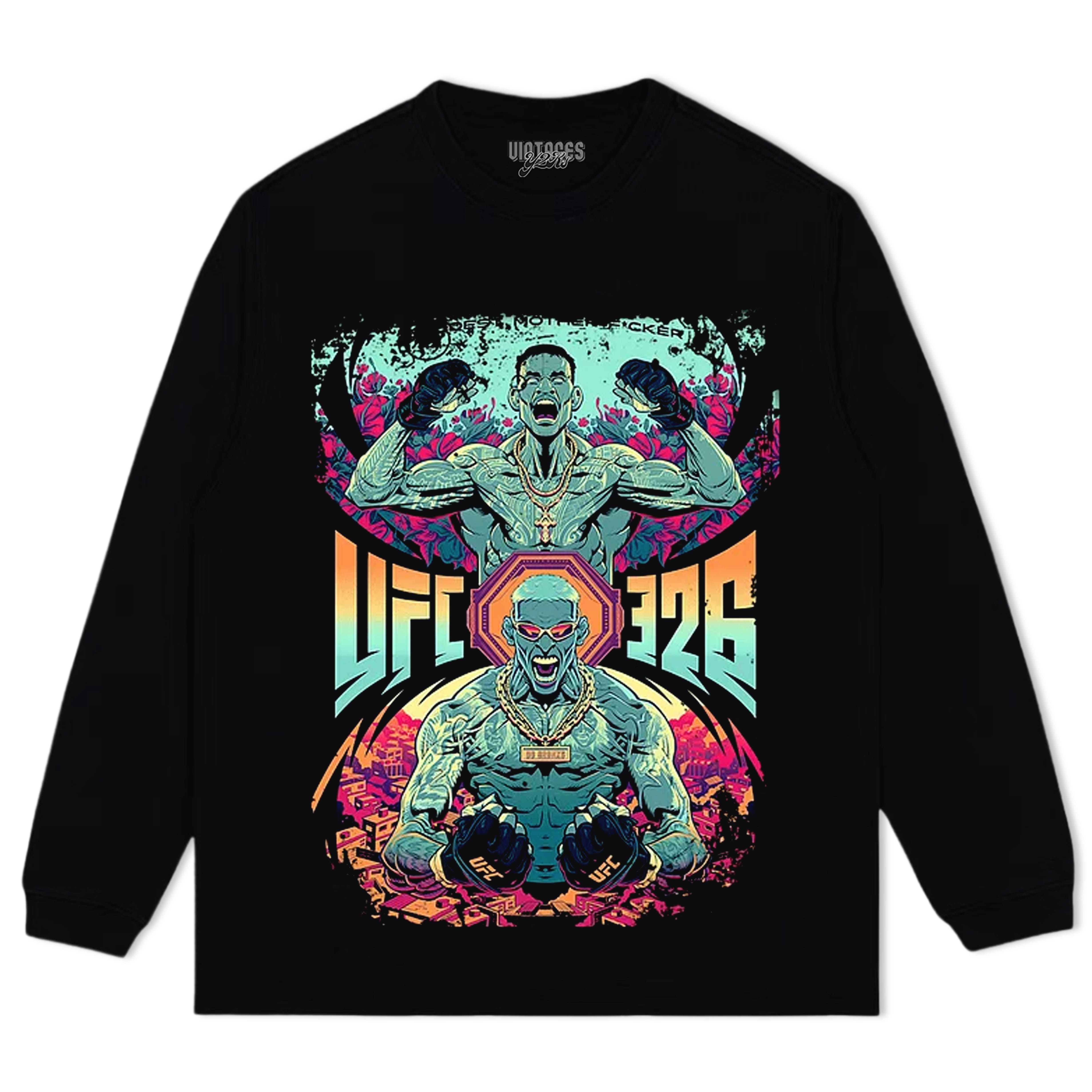 UFC 326 CHARLES OLIVEIRA VS MAX HOLLOWAY TEE & LS & HOODIE